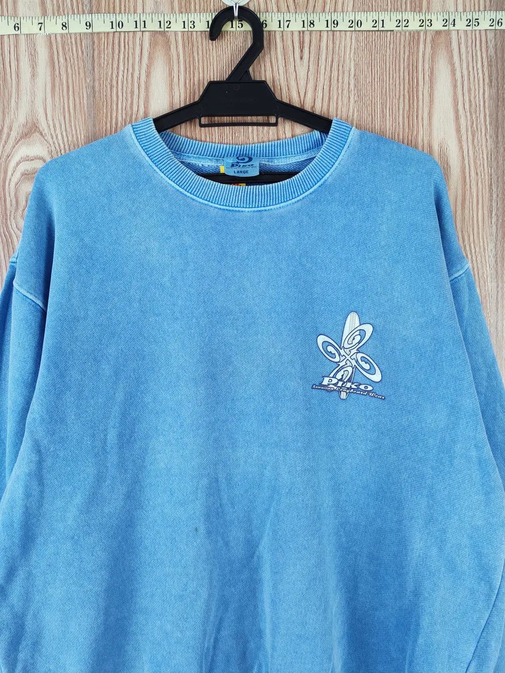 Japanese Brand Piko surfing Blue vintage Sweatshirts #W187 Size US L / EU 52-54 / 3 - 9 Thumbnail