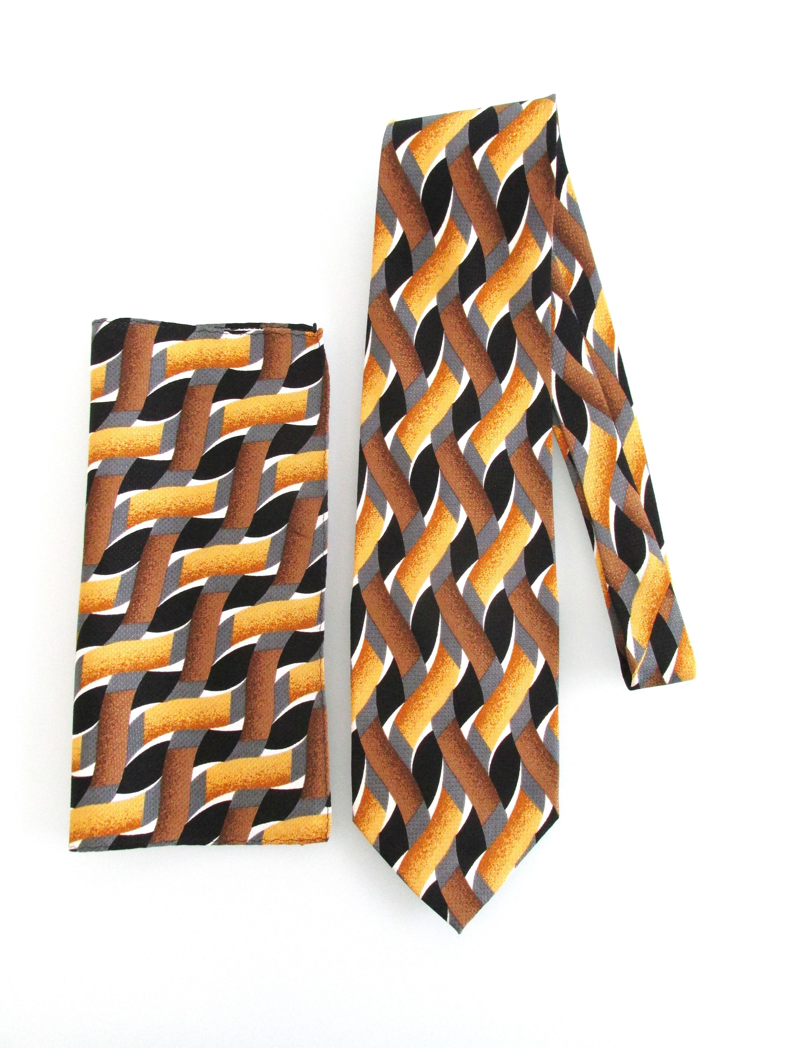Other Ottimo Uomo Men's Silk Tie & Pocket Square Set Size ONE SIZE - 1 Thumbnail