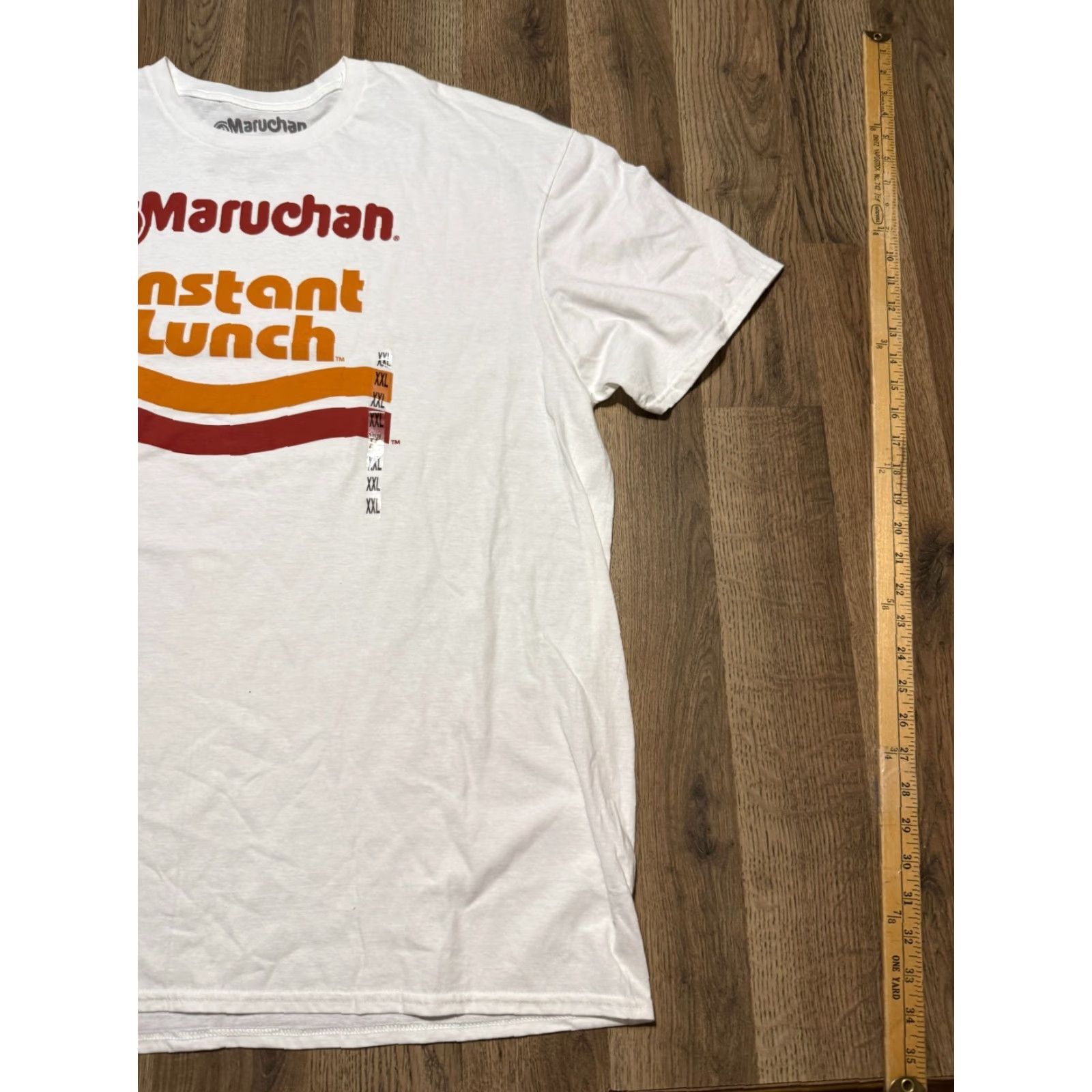 Vintage Maruchan Shirts Men's 2X White Short Sleeve Crew Neck Graphic Print T-Shirt Size US XXL / EU 58 / 5 - 3 Thumbnail