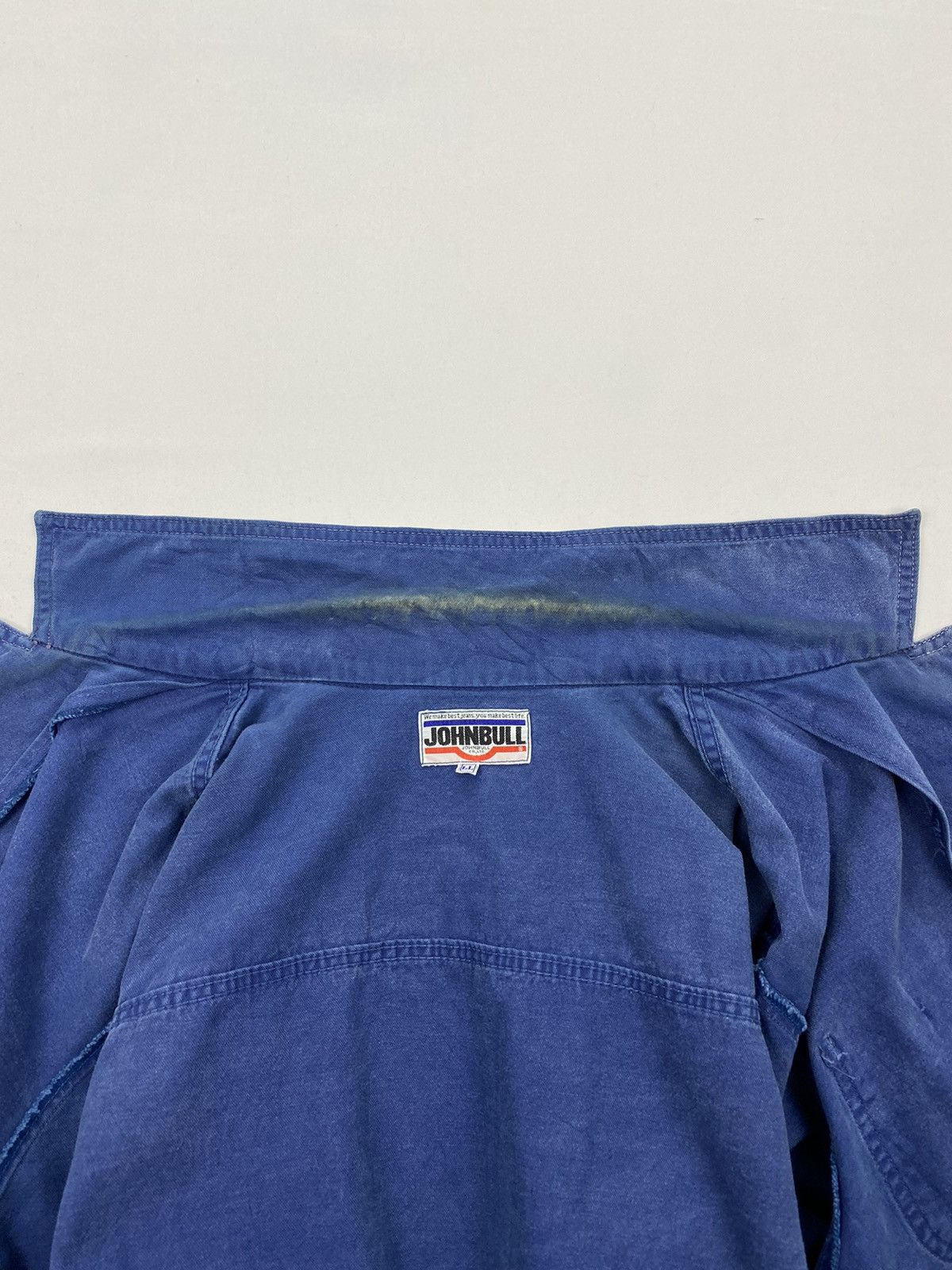 Japanese Brand Vintage Johnbull Dirty Distressed Workwear Jacket Size US M / EU 48-50 / 2 - 14 Thumbnail