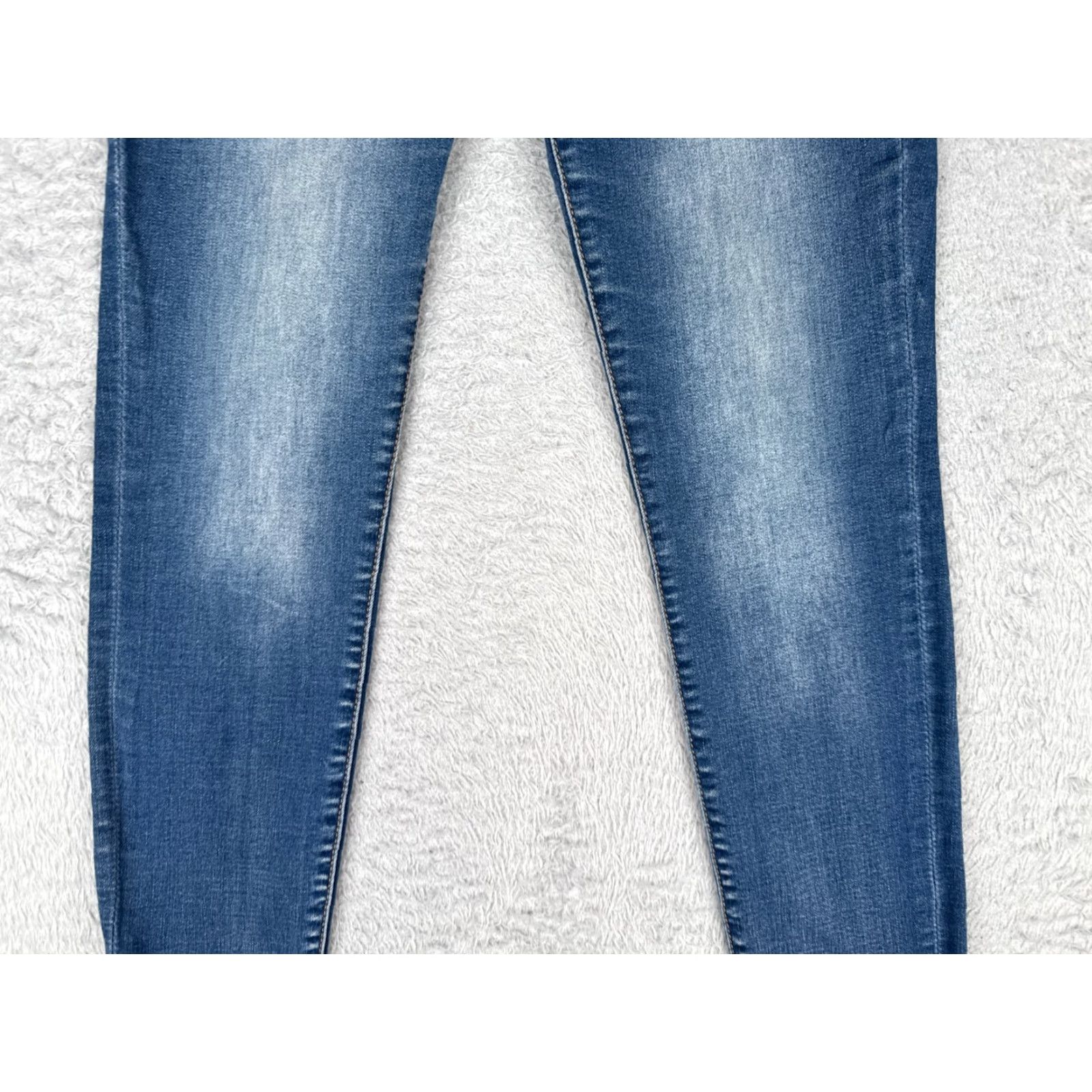 Vintage Maurices Jeans Womens Small Regular Blue Denim Skinny Cotton Blend Low 28x30 Size 28" / US 6 / IT 42 - 3 Thumbnail