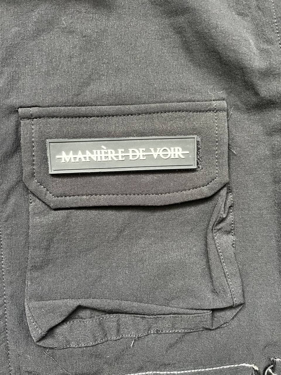 Maniere De Vior MANIÈRE DE VOIR Black Technical Utility Jacket Size US S / EU 44-46 / 1 - 4 Thumbnail