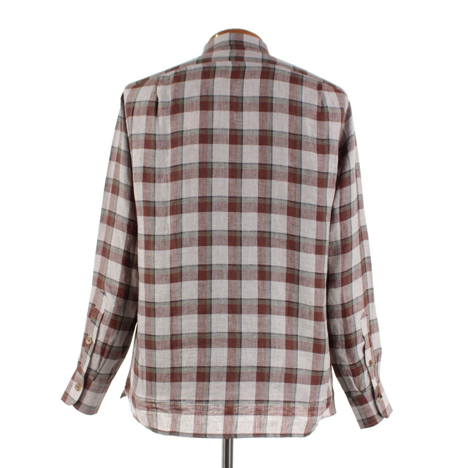 Luciano Barbera Luciano Barbera Overshirt Size M US In Gray Linen Size US M / EU 48-50 / 2 - 5 Thumbnail