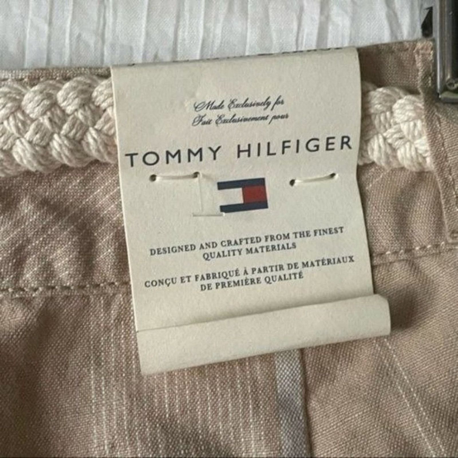 Tommy Hilfiger Tommy Hilfiger NWT· Size 6 · Linen Blend Chino Shorts Beige Size 28" / US 6 / IT 42 - 6 Thumbnail