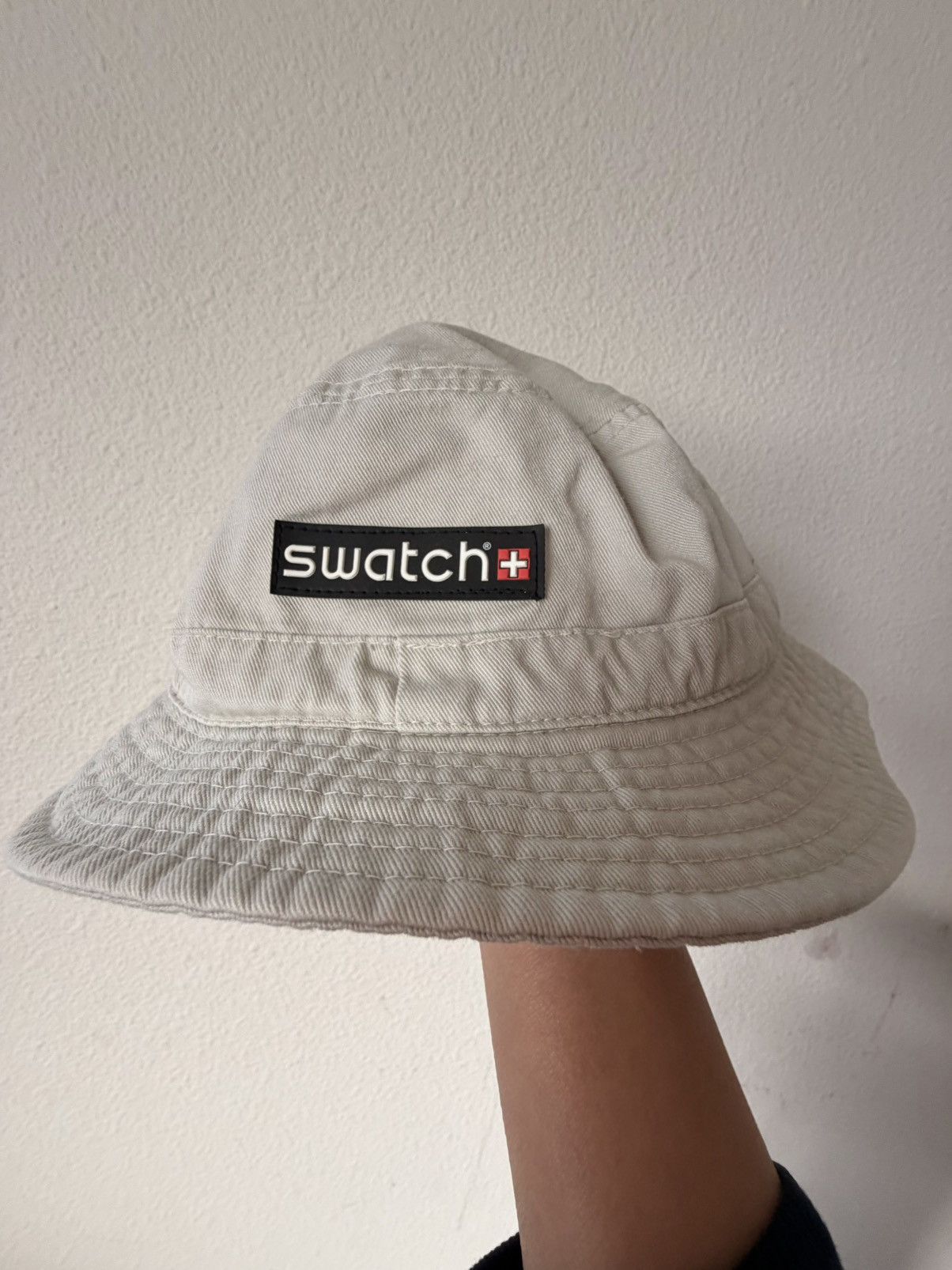 Swatch Swatch × Sydney 2000 Olympics Bucket Hat Beige 58cm Y2K Size ONE SIZE - 10 Thumbnail