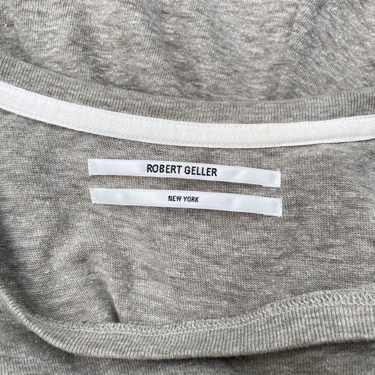 Robert Geller ROBERT GELLER Light Grey Graphic Logo T-Shirt Size US S / EU 44-46 / 1 - 5 Thumbnail