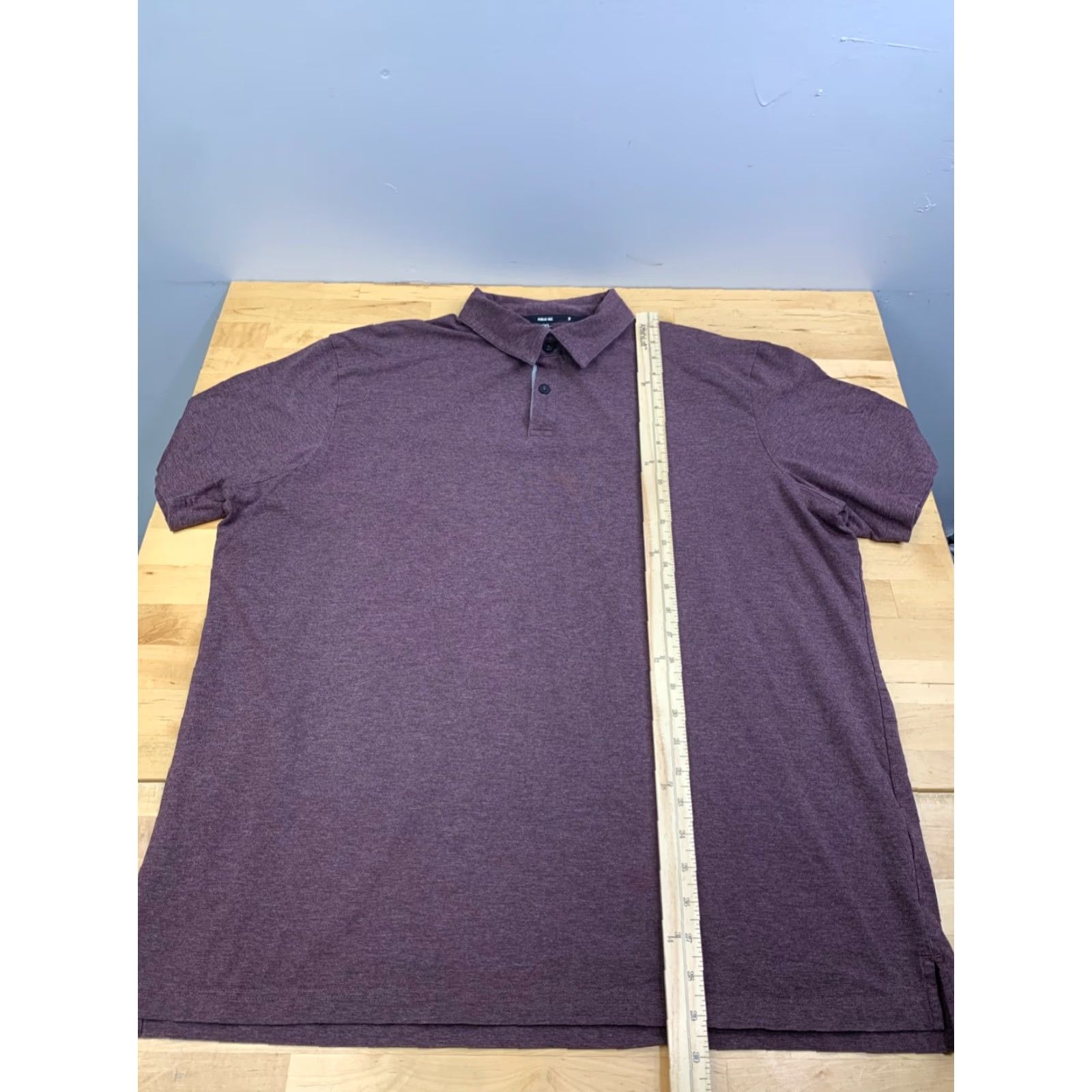Vintage Public Rec Polo Shirt Mens 2XL Maroon Red Short Sleeve Casual Stretch Golf Button Collared Shirt Mens 2XL Public Rec Polo Size US XXL / EU 58 / 5 - 5 Thumbnail