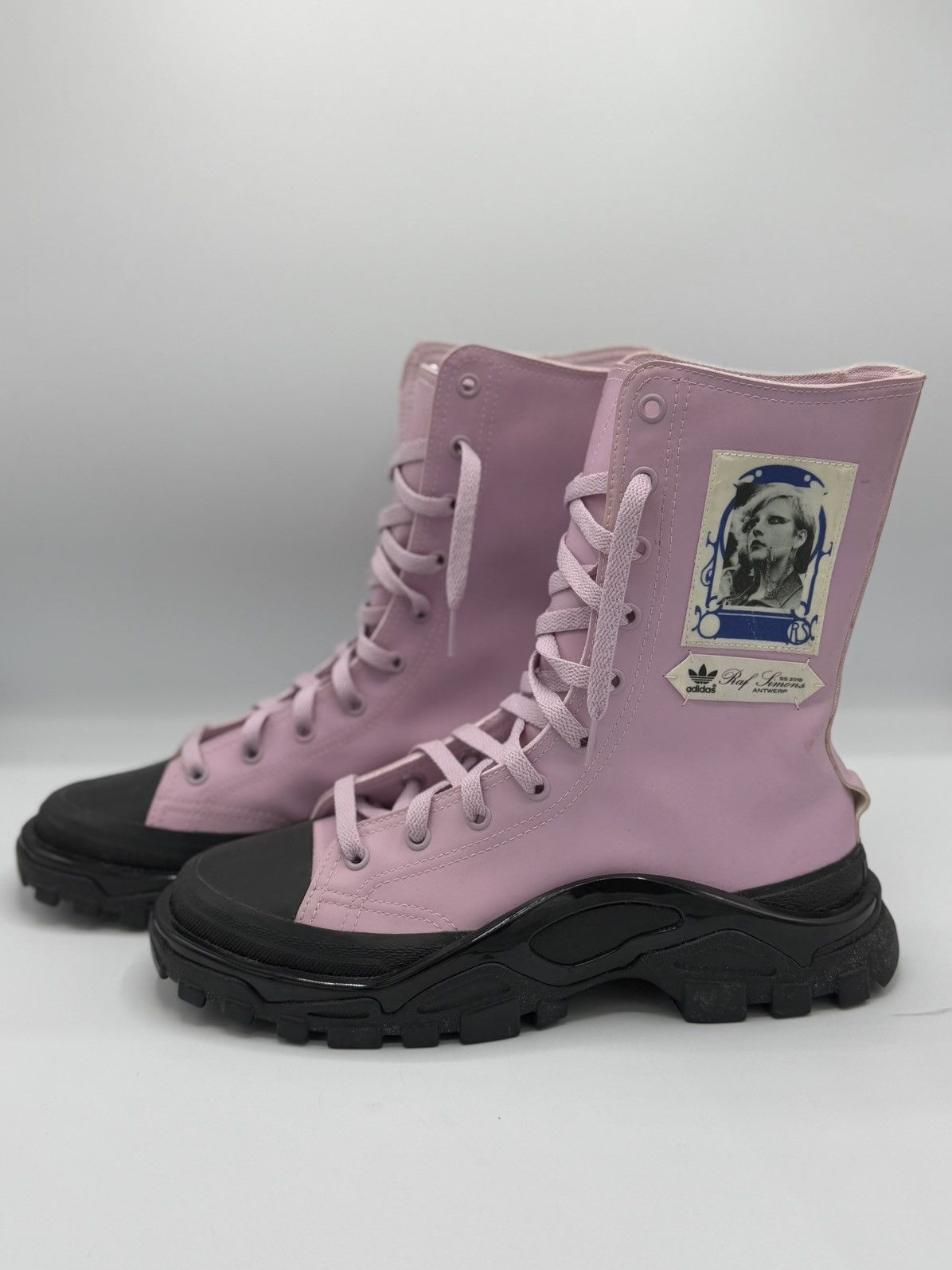 Adidas × Raf Simons Raf Simons x Detroit Runner High 'Pink Black' Size US 8 / EU 41 - 2 Thumbnail