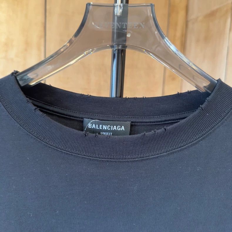 Balenciaga Balenciaga Free letter printed black short sleeves Size US M / EU 48-50 / 2 - 4 Thumbnail