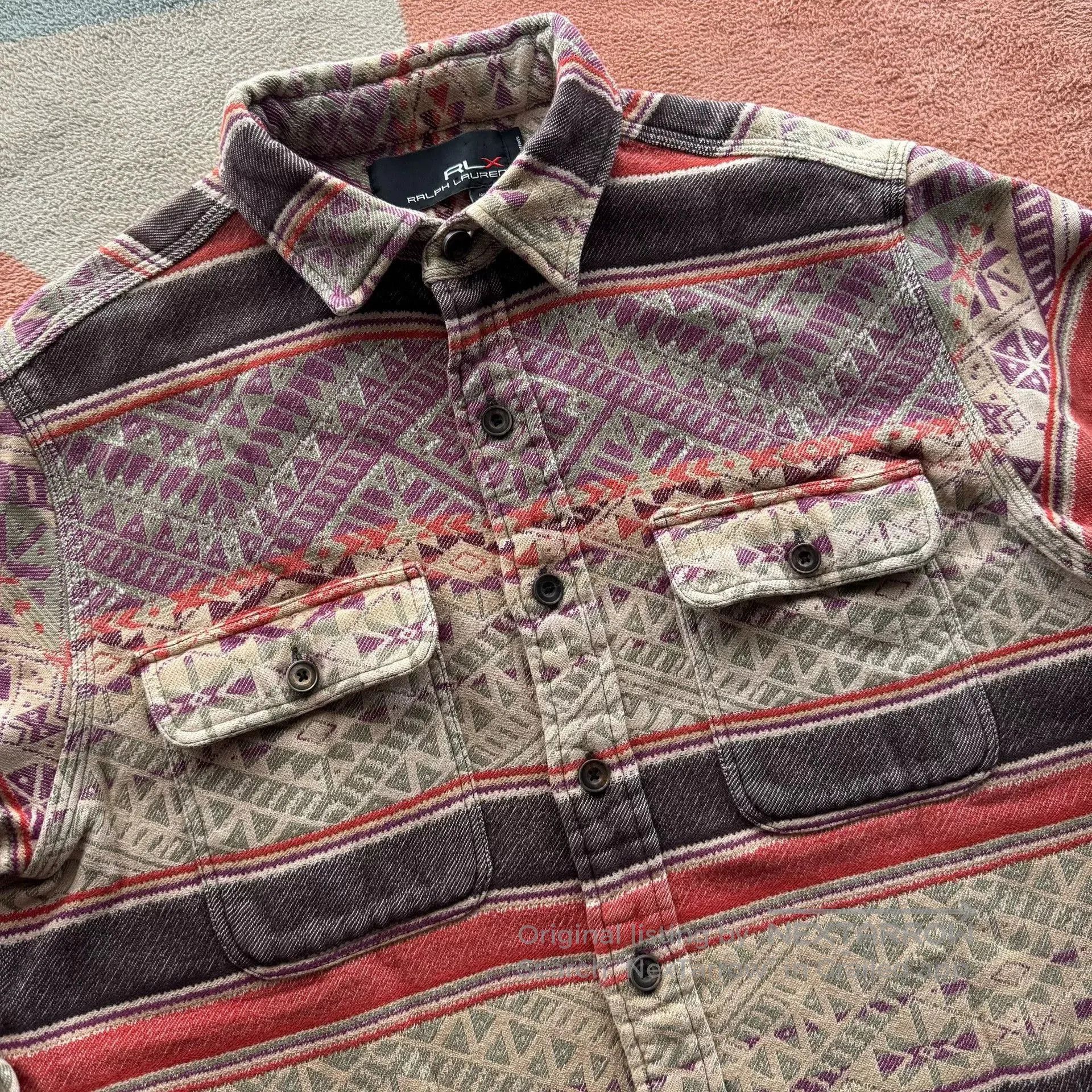 RLX Ralph Lauren RLX Ralph Lauren Thick Shirt. Size US M / EU 48-50 / 2 - 3 Thumbnail