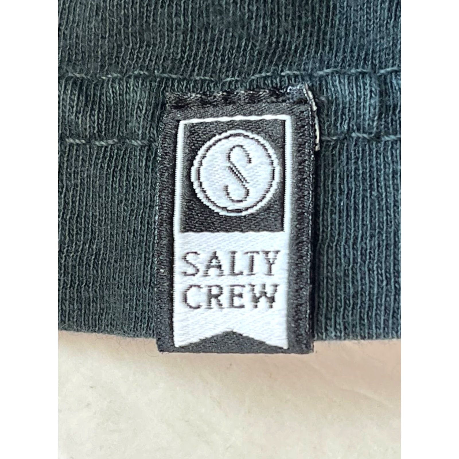 Vintage Salty Crew Shirt Short Sleeve Faded Black Mens Small Cotton Crew Neck Graphic Print Marine T-Shirt Mens Small Size US S / EU 44-46 / 1 - 5 Thumbnail