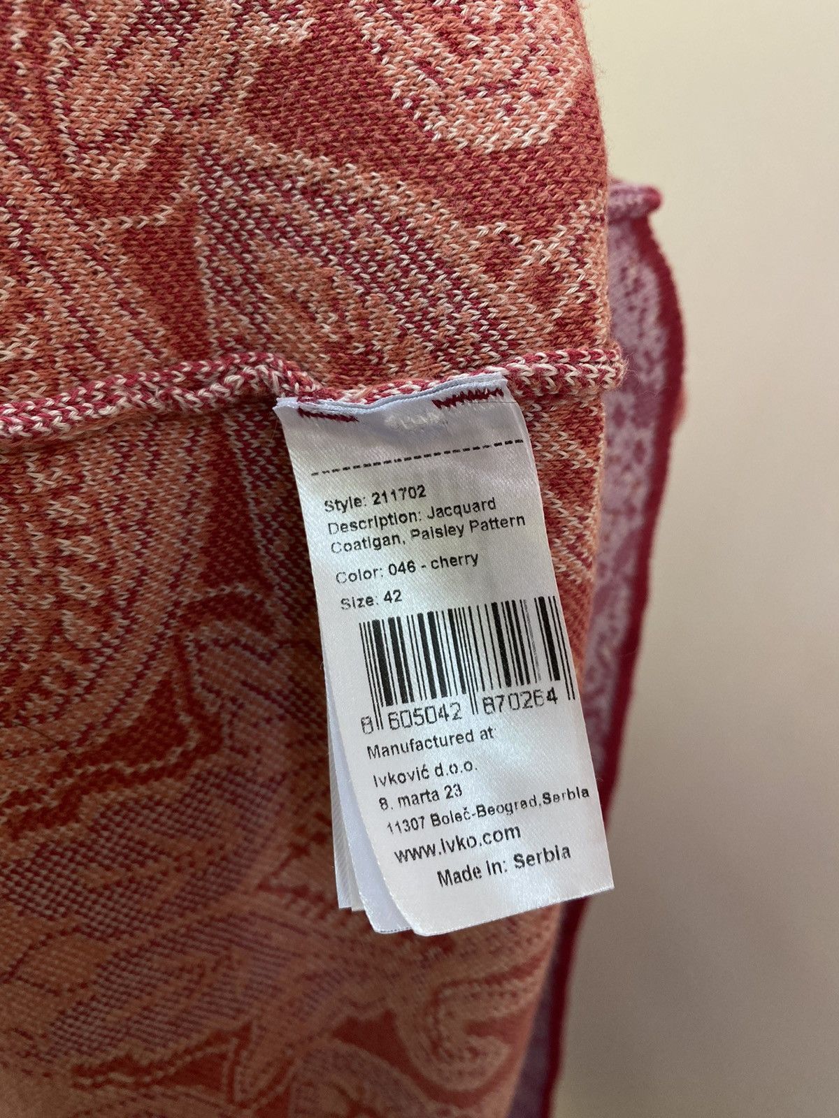 Other IVKO Women’s Floral Multicolor Zip Up Cardigan Size XL Size XL / US 12-14 / IT 48-50 - 8 Thumbnail