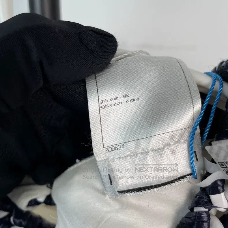 Chanel Chanel White and blue T-shirt Size XXS / US 00 / IT 34 - 6 Thumbnail