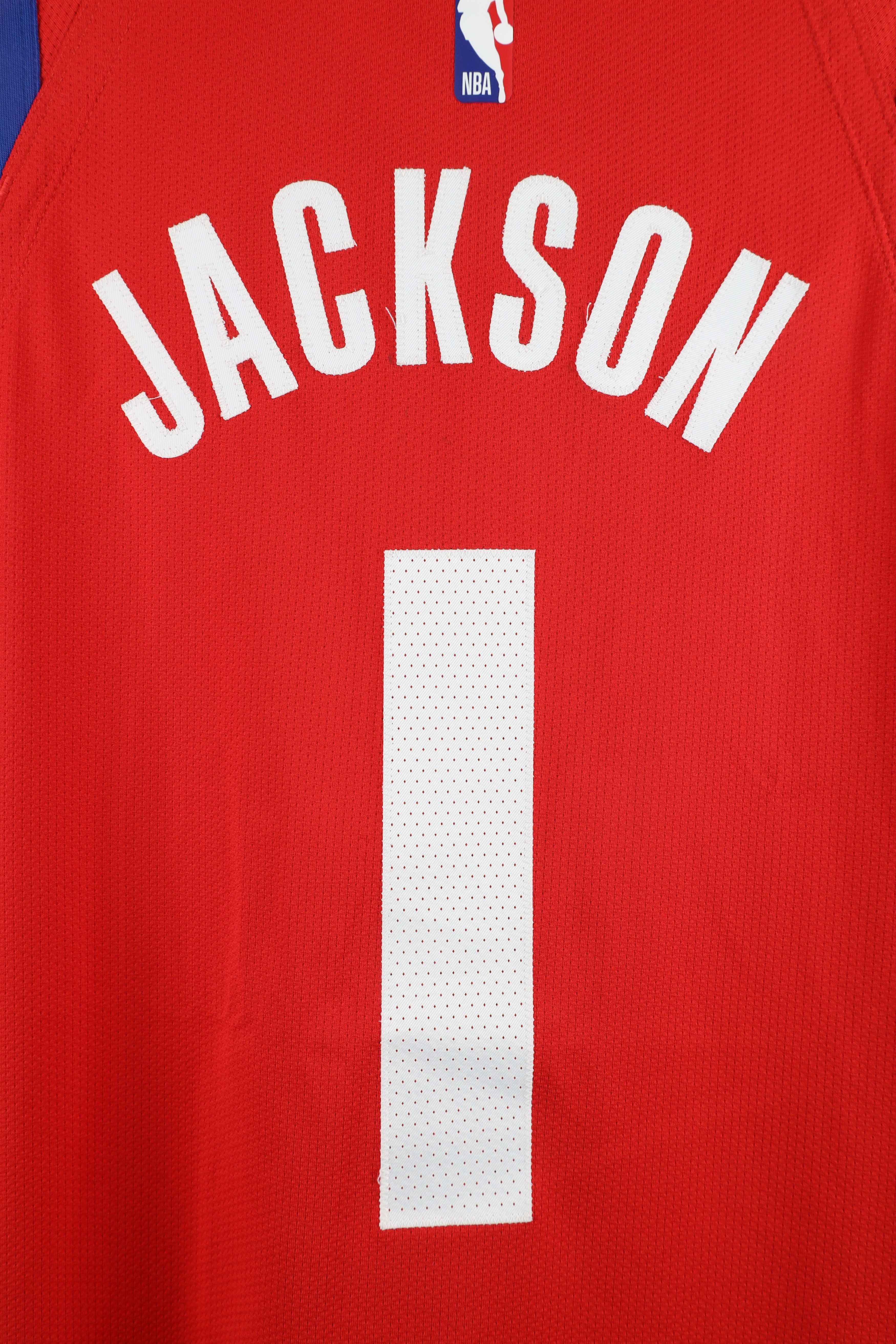 Nike × Vintage Nike Vaporknit NBA Reggie Jackson Pistons Basketball Jersey Size US L / EU 52-54 / 3 - 13 Thumbnail