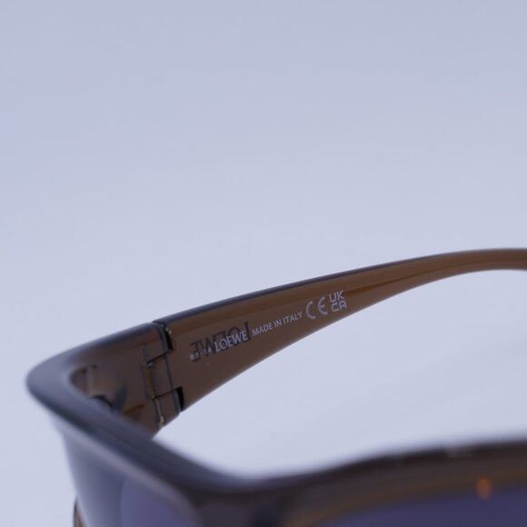 Loewe Loewe LW40143U 47A Sunglasses - Shiny Transparent Brown Size ONE SIZE - 6 Thumbnail