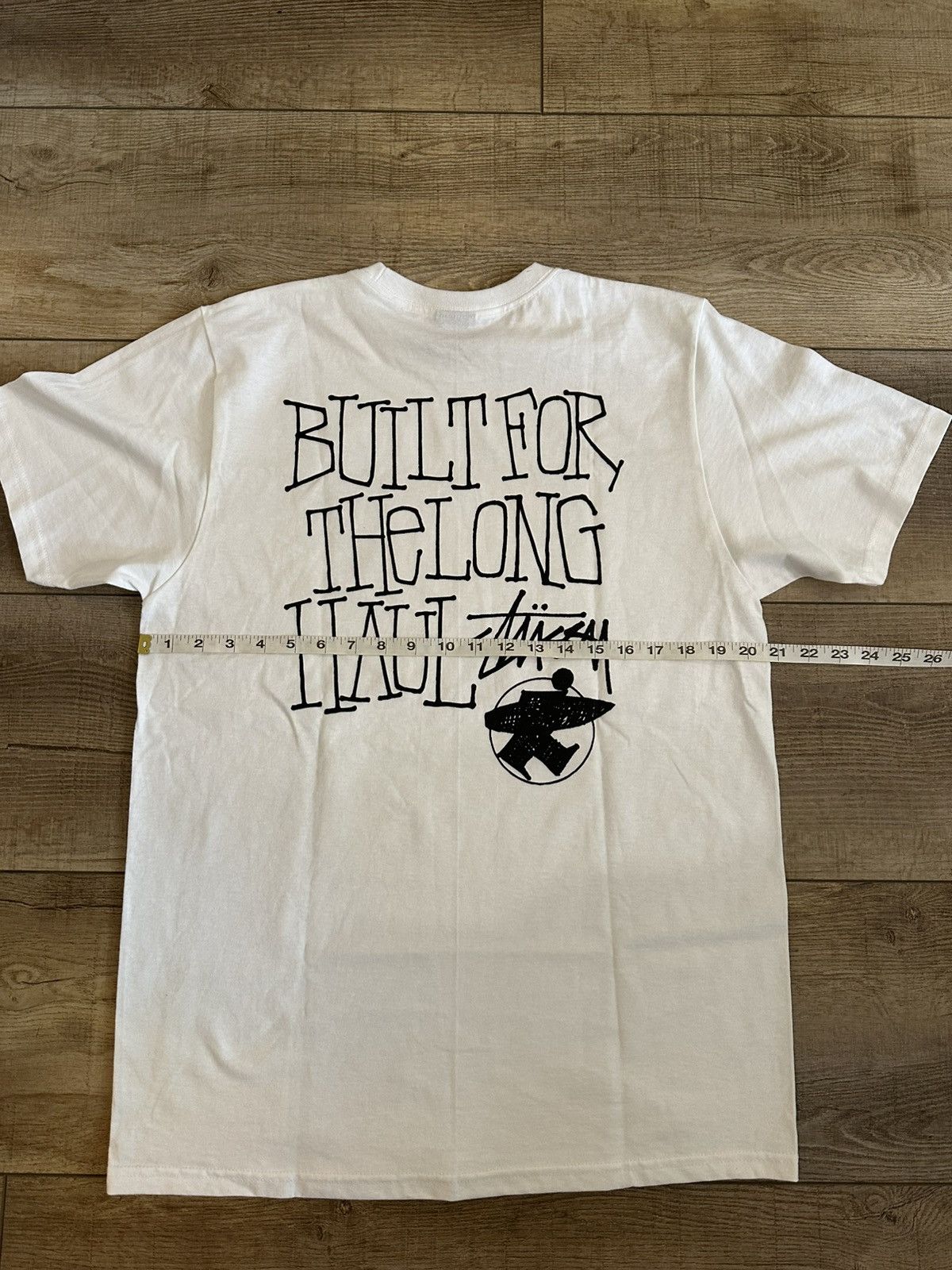 Stussy Stussy Built For The Long Haul White Graphic Tee Medium Size US M / EU 48-50 / 2 - 6 Thumbnail