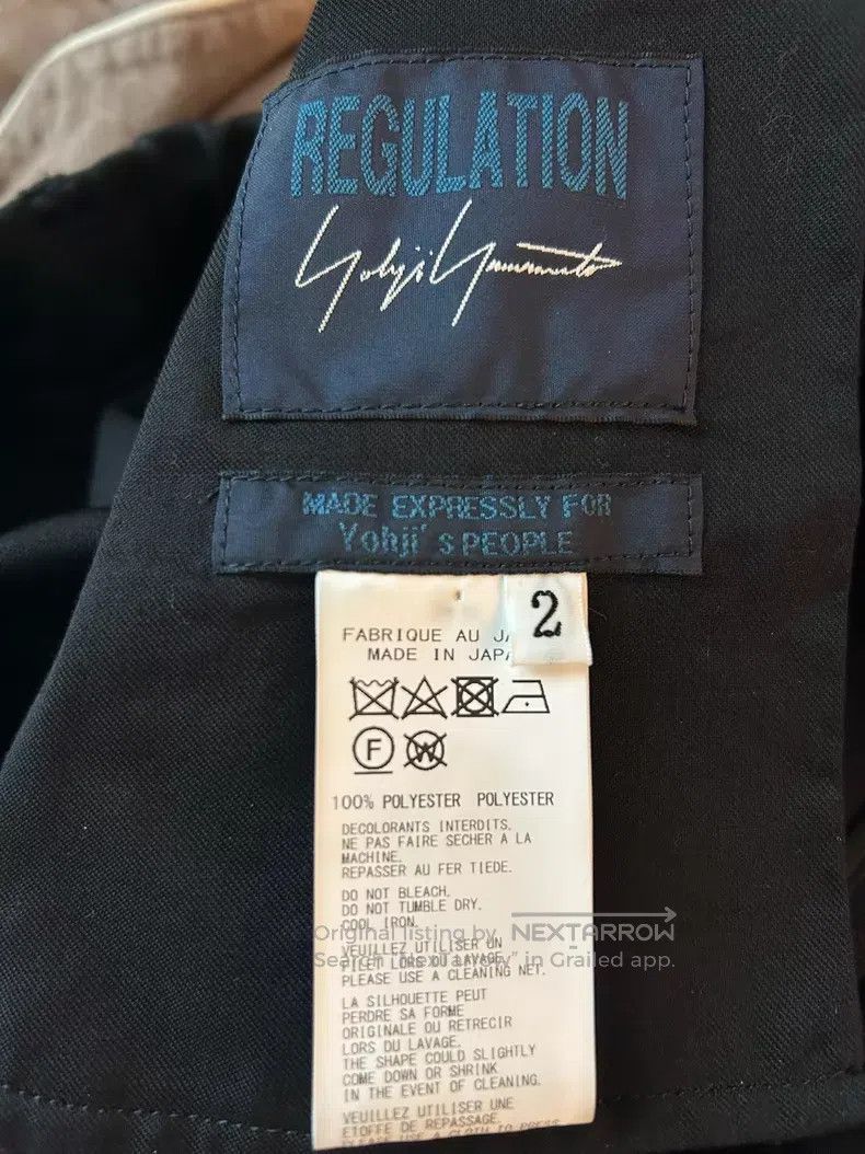 Yohji Yamamoto Yohji Yamamoto size 2 regulation pants Size US 28 / EU 44 - 5 Thumbnail