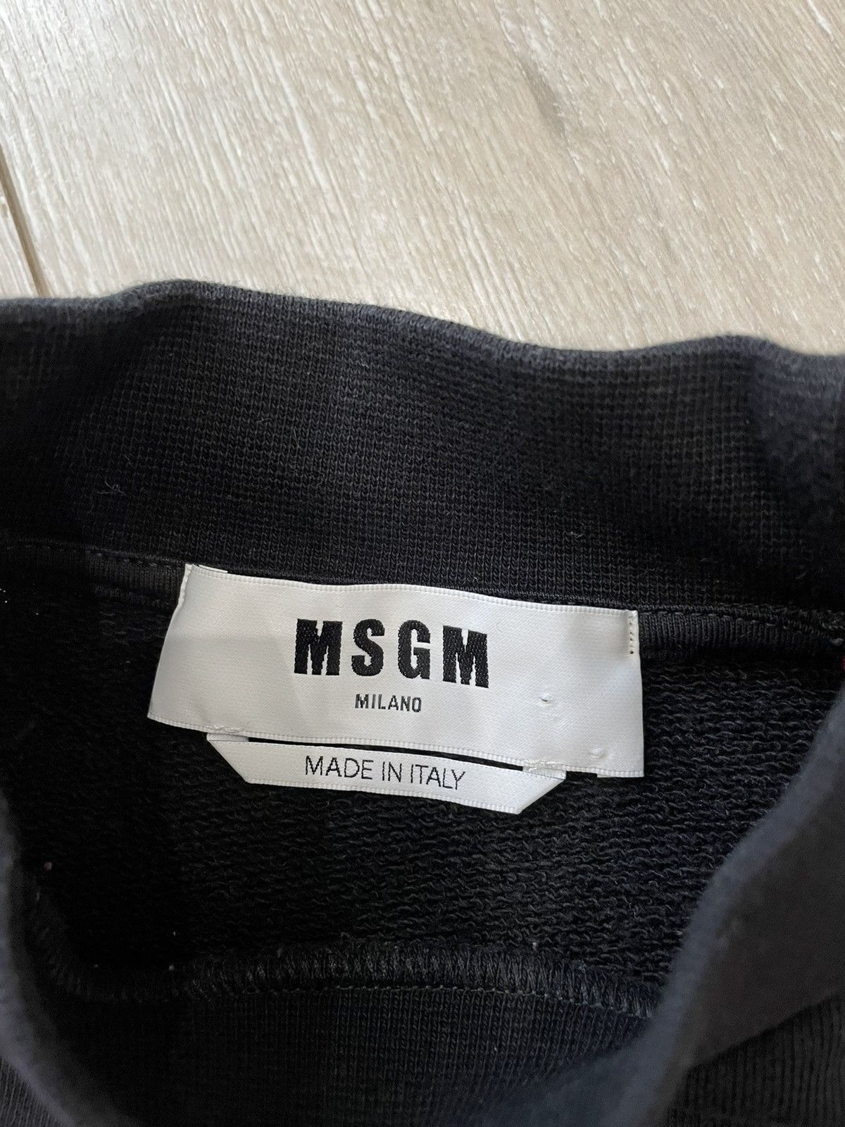 Designer × MSGM RRP £265.00 MSGM Milano Logo Printed Turtleneck sweatshirt Size US S / EU 44-46 / 1 - 3 Thumbnail