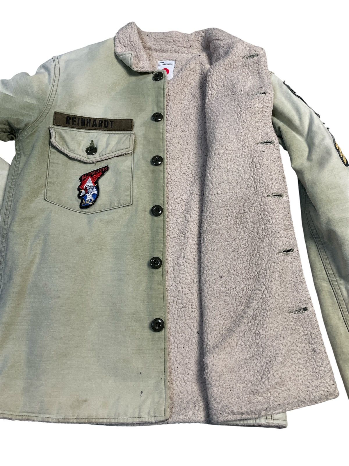 Japanese Brand ‼️ICONIC‼️ John Lennon Reinhardt OG Sherpa Jacket By Marka Size US S / EU 44-46 / 1 - 6 Thumbnail