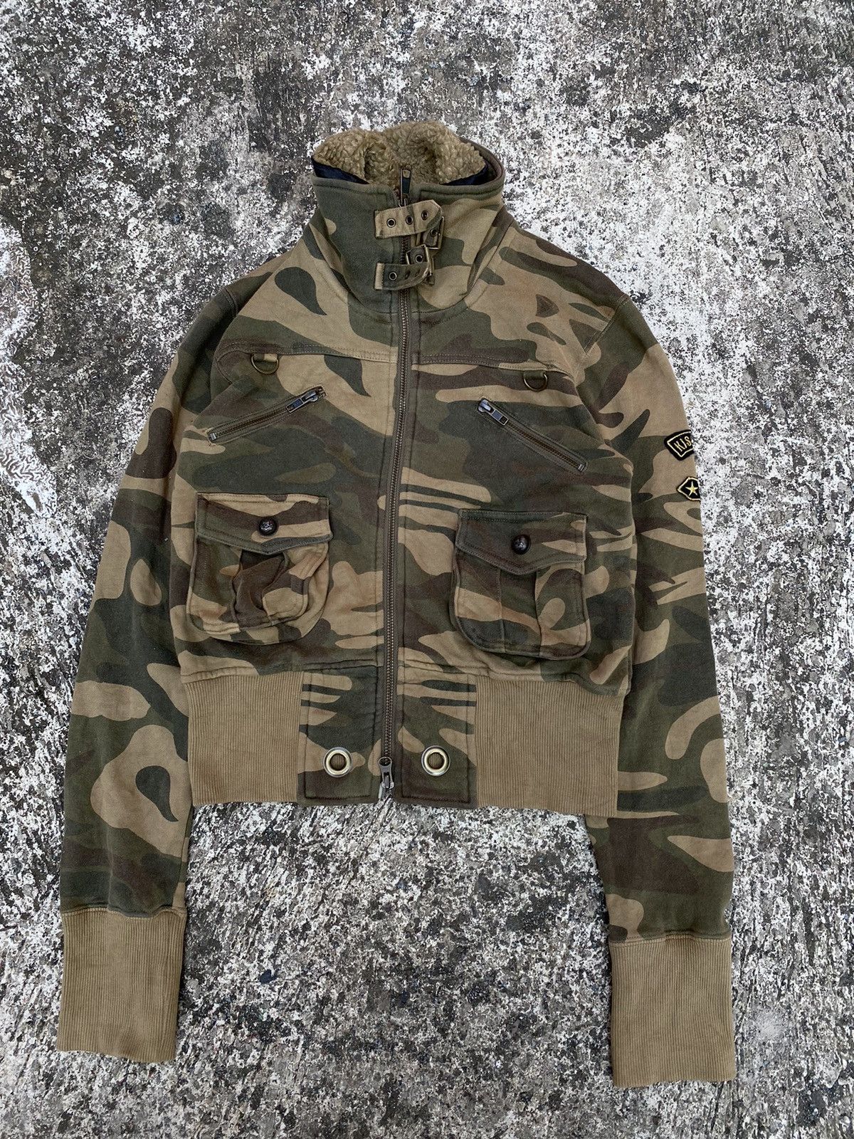 image of Beauty Beast x If Six Was Nine Kissmasrk Like Lgb Style Fur Jacket in Camo, Men's (Size Medium)