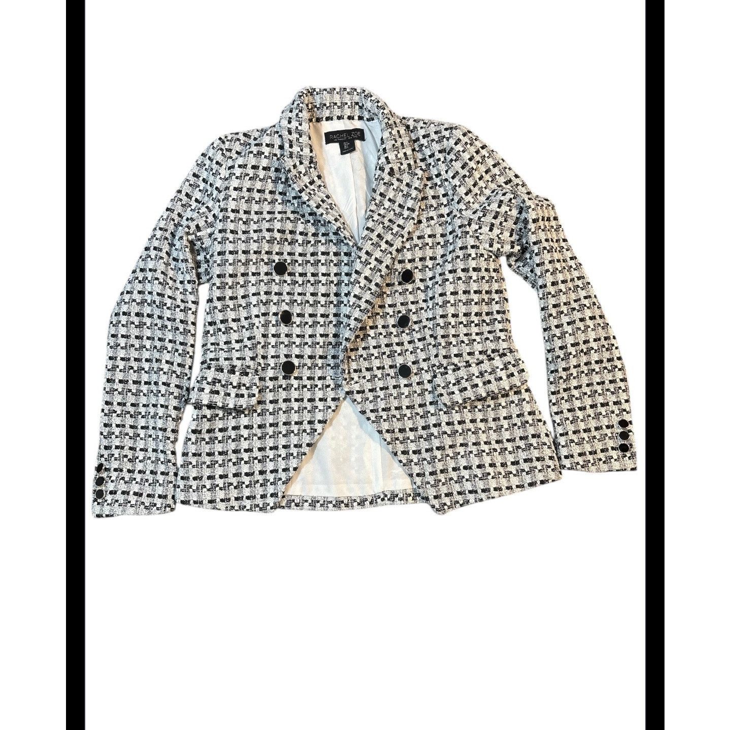 Rachel Zoe Rachel Zoe Double-Breasted Blazer Jacket Size S/P Size S / US 4 / IT 40 - 1 Thumbnail