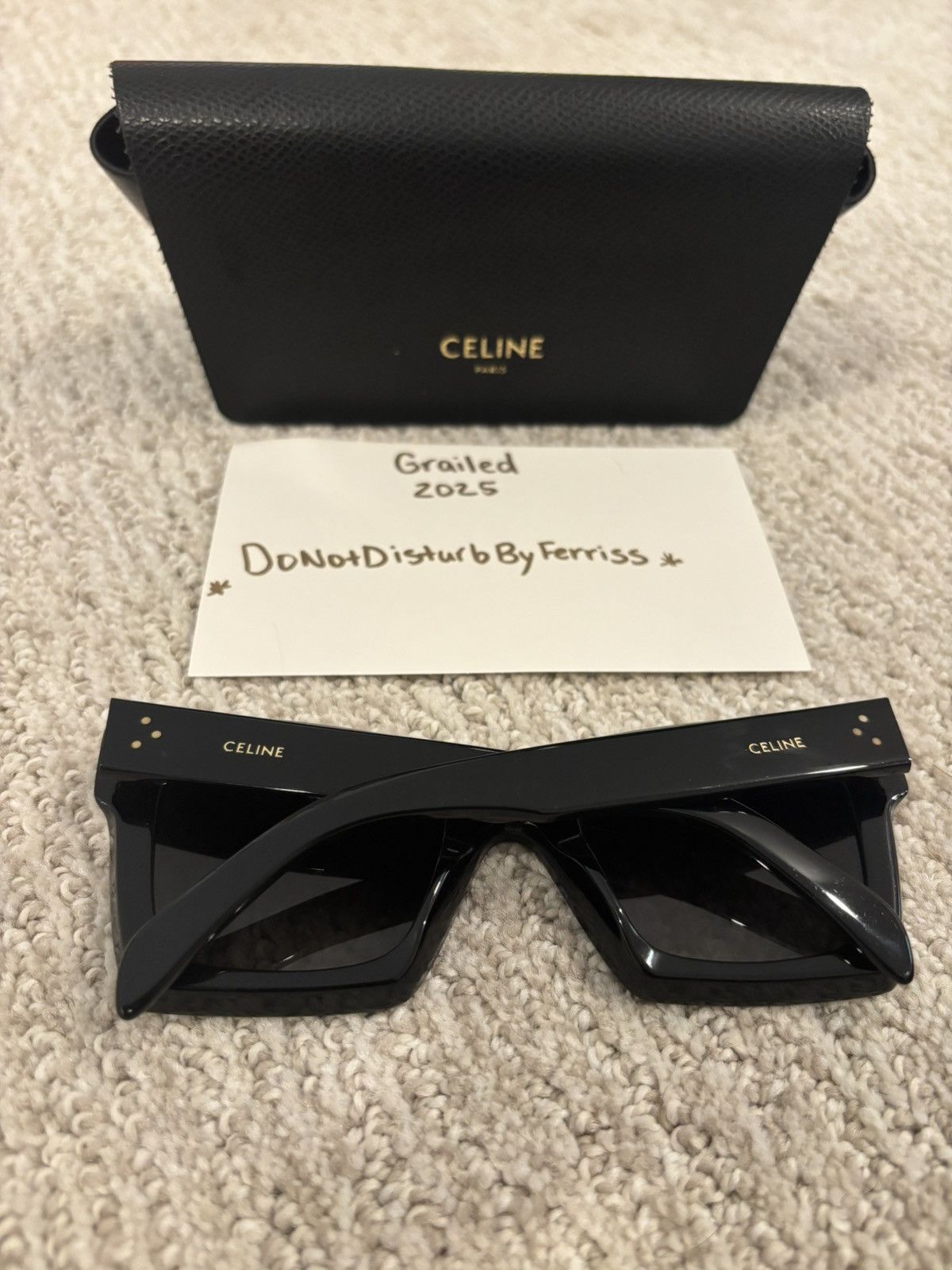 Celine Celine Square Gradient Sunglasses Luxury CL40130I Unisex Size ONE SIZE - 2 Thumbnail