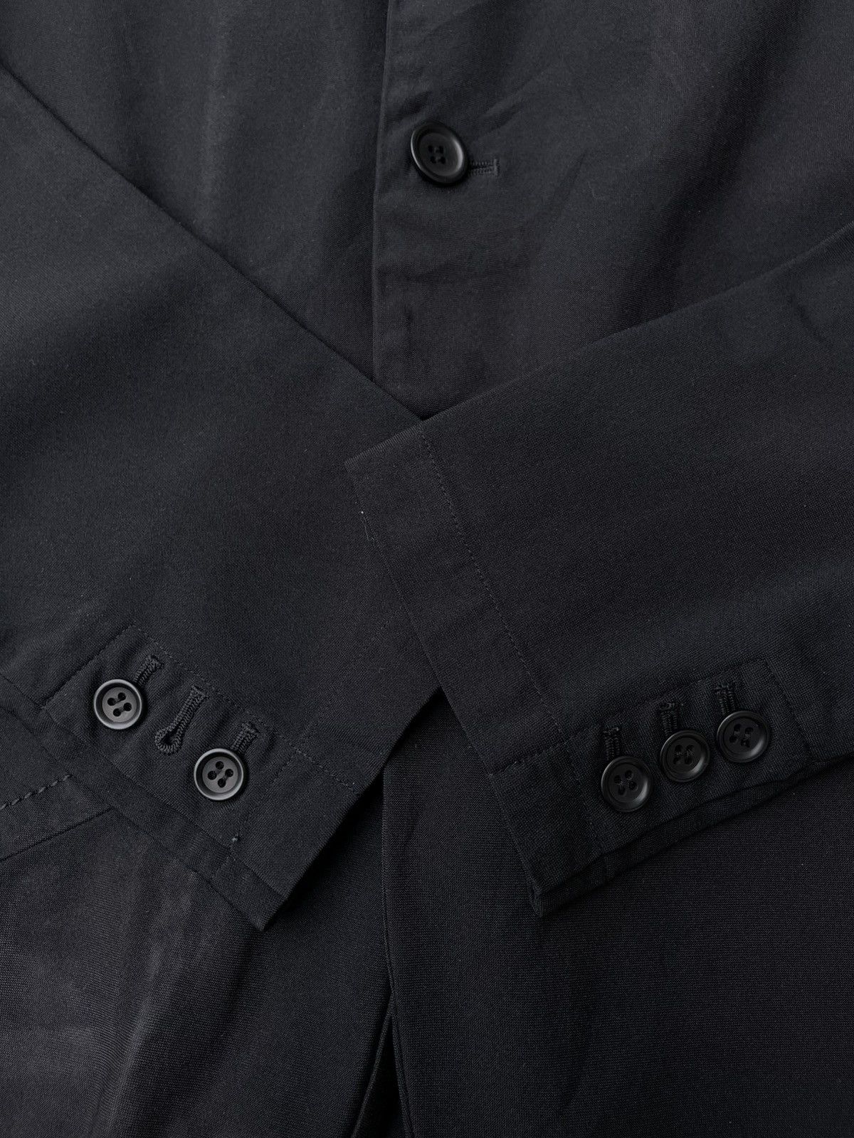 Comme des Garcons Vintage 90's Comme Des Garcons Black Blazzer Size US M / EU 48-50 / 2 - 10 Thumbnail