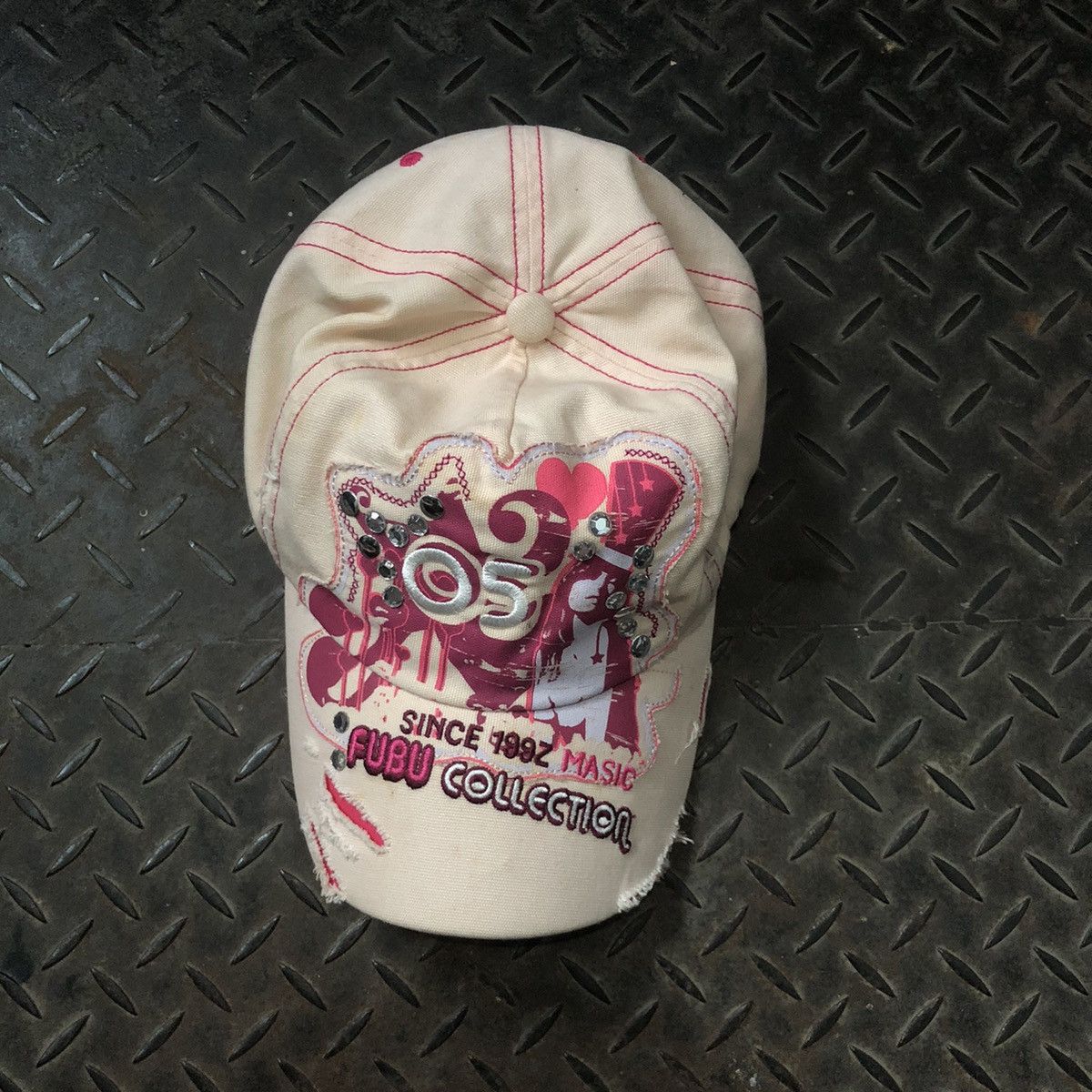 Fubu 🔥RARE🔥 Vintage Y2K Fubu x Hysteric Glamour Punk Music Hat Size ONE SIZE - 1 Thumbnail