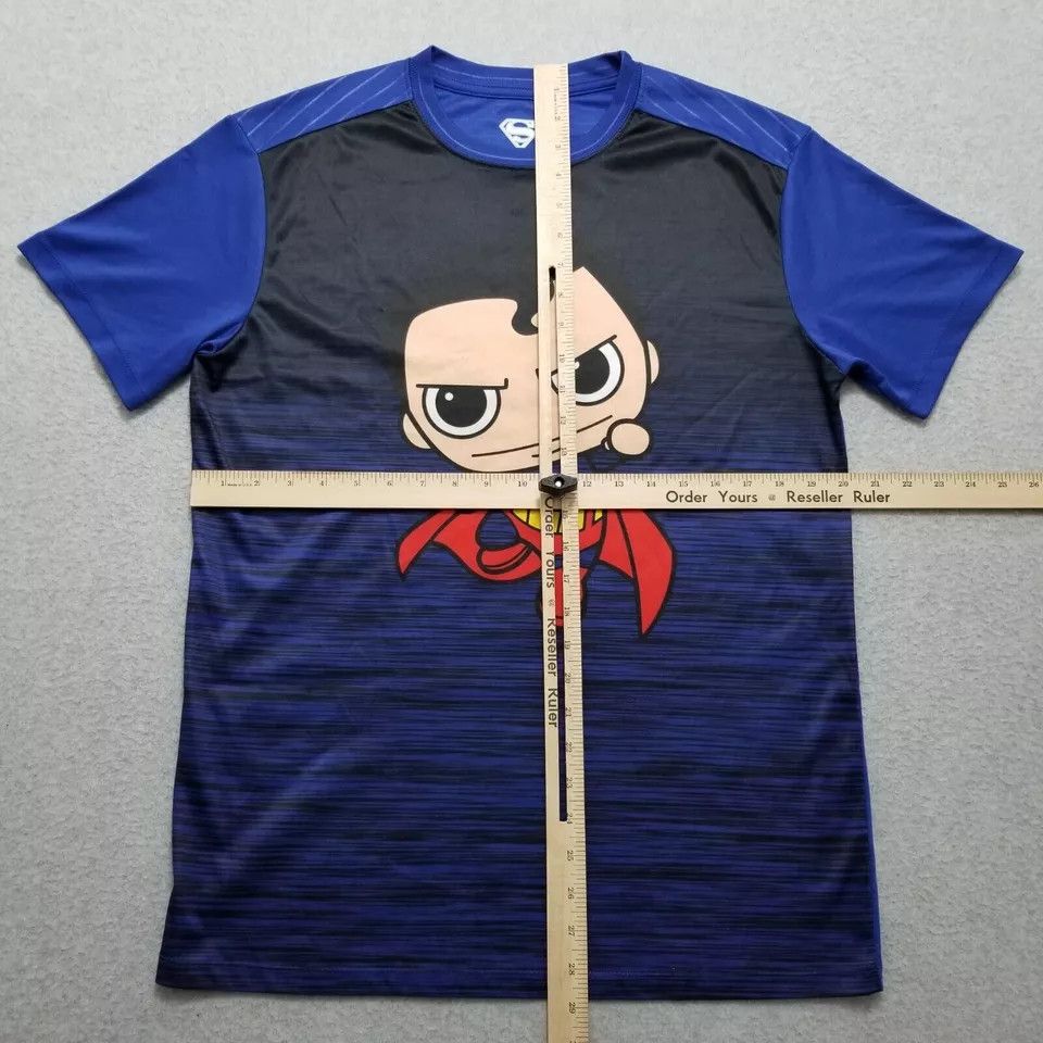 Other Superman Shirt Mens Medium Blue Short Sleeve Round Neck Size US M / EU 48-50 / 2 - 9 Thumbnail