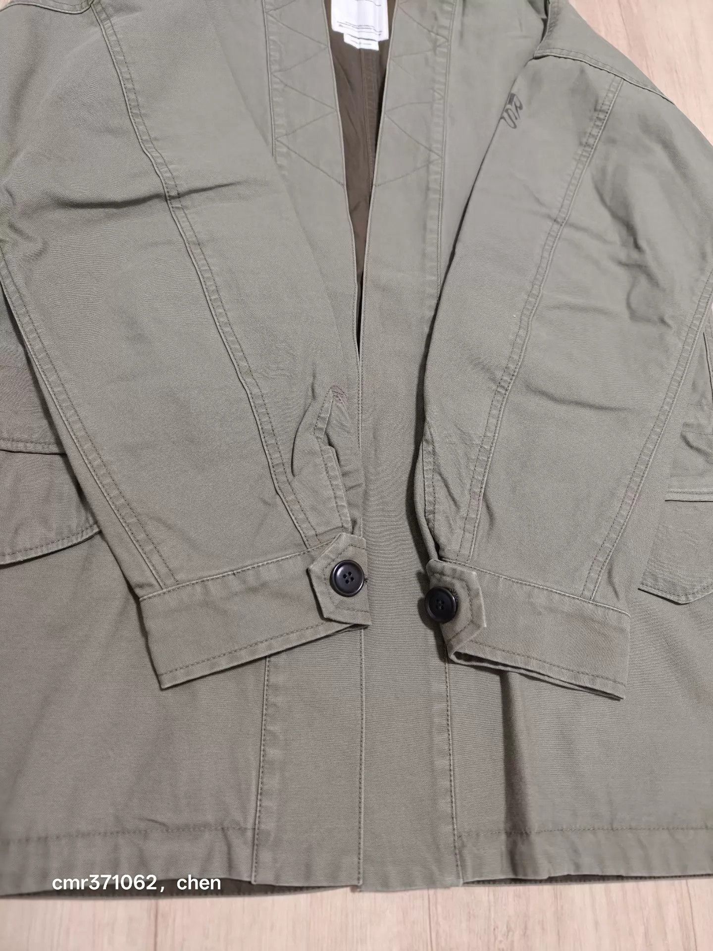 Visvim visvim 19AW Sanjuro Benny JKT Olive2 Military Robe Size US M / EU 48-50 / 2 - 2 Thumbnail