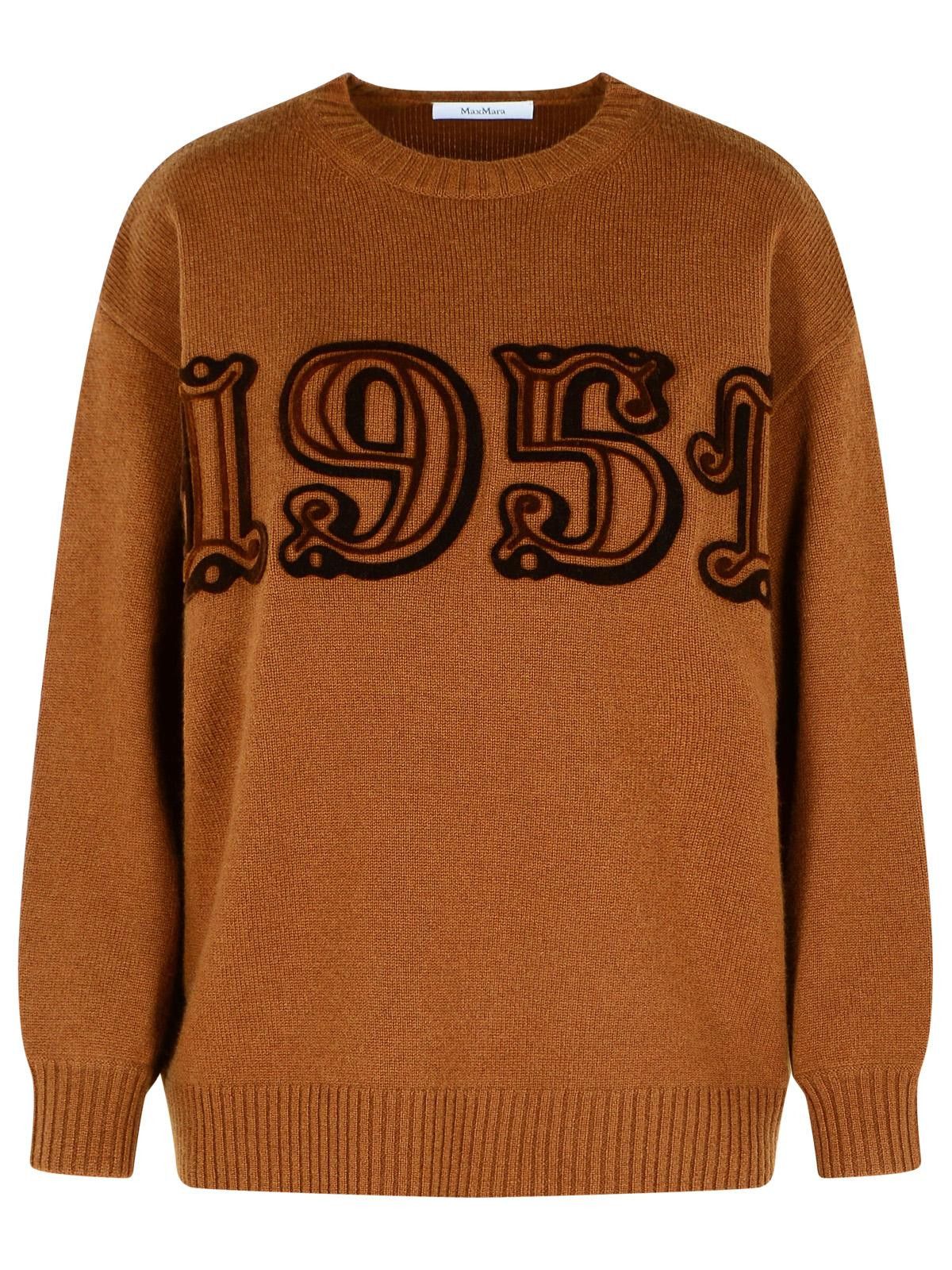 Max Mara MAX MARA Wool And Cashmere Leather Sweater Size M / US 6-8 / IT 42-44 - 1 Thumbnail