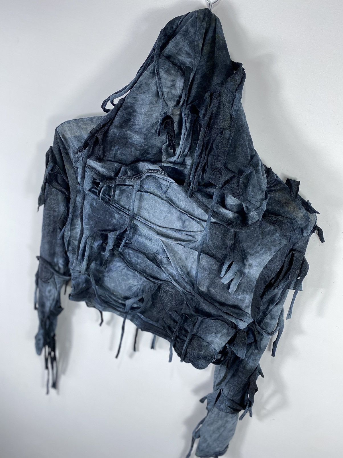 Japanese Brand “RARE” SHEIN CROPPED GOTHIC PUNK DISTRESSED STYLE Size US XS / EU 42 / 0 - 2 Thumbnail