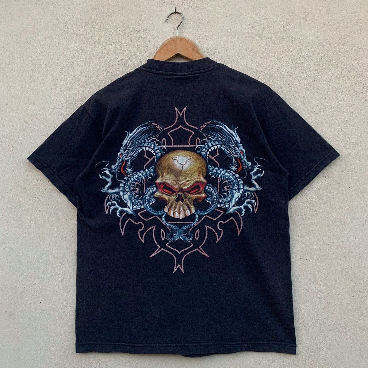 Band Tees × Rap Tees × Vintage Vintage CYPRESS HILL Skull Design Rap tees T-Shirt Size US M / EU 48-50 / 2 - 2 Thumbnail