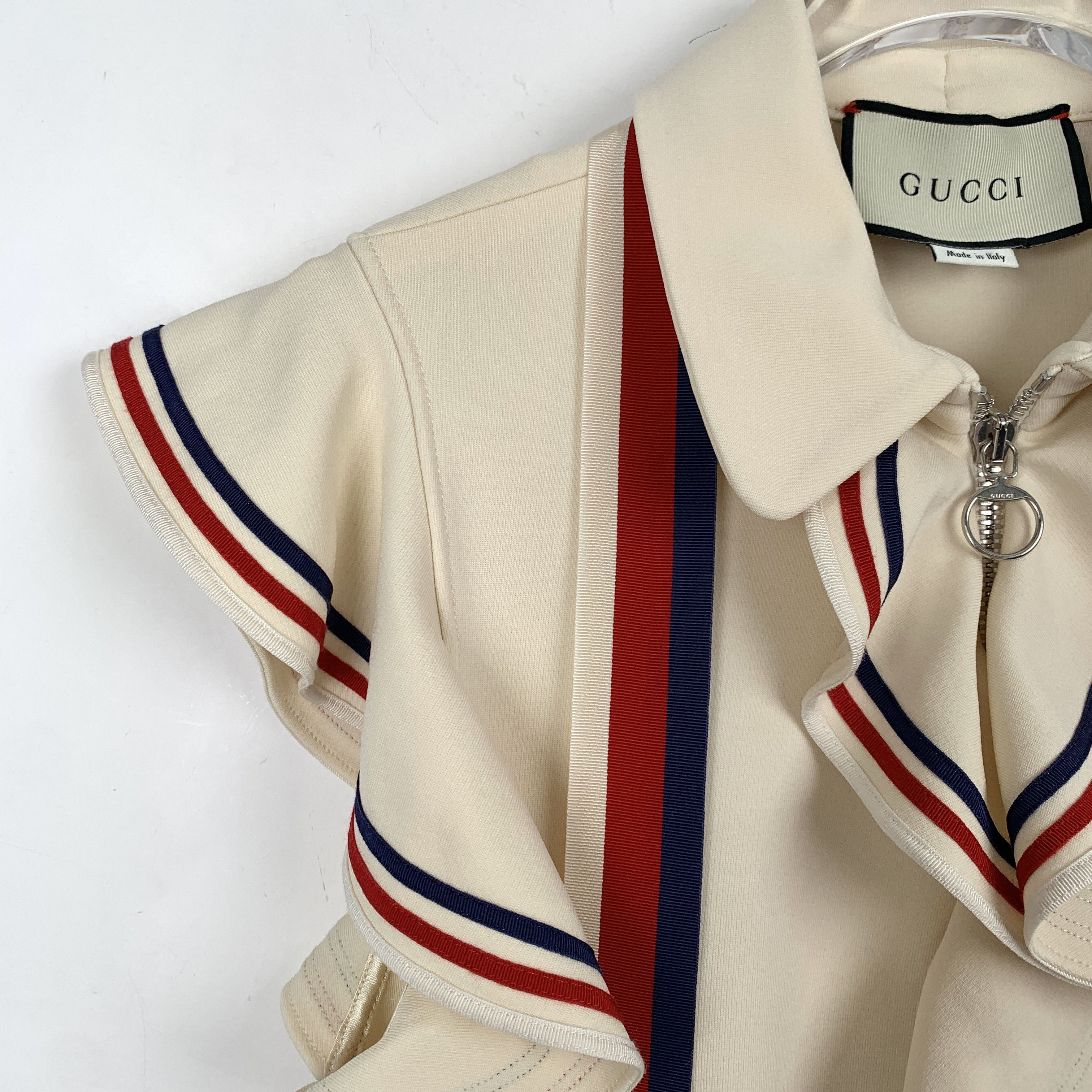 Gucci Gucci Beige Striped Dress Size M / US 6-8 / IT 42-44 - 5 Thumbnail