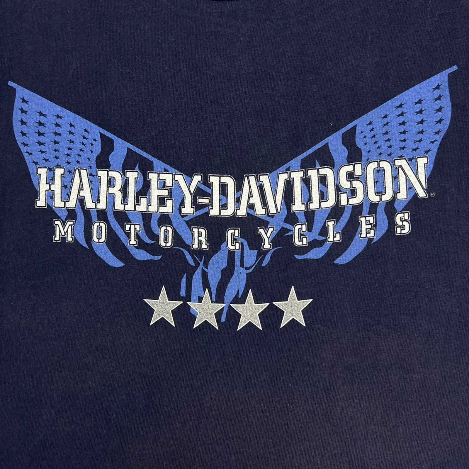 Harley Davidson × Vintage Vintage 2002 Harley Davidson T Shirt Graphic Motorcycle Tee Size US XL / EU 56 / 4 - 2 Thumbnail