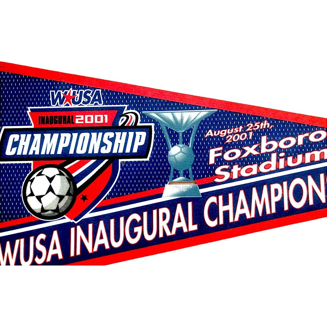 Other WUSA Inaugural Championship Game 2001 Beat CyberRays Pennant Size ONE SIZE - 4 Thumbnail