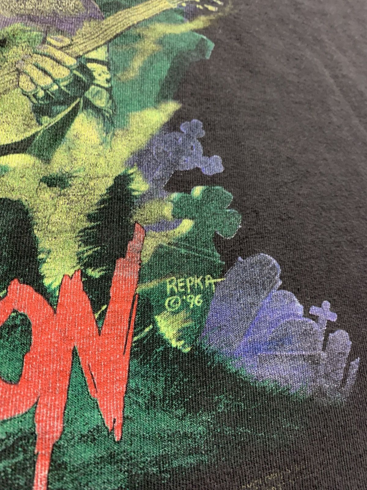 Other Vintage 1996 Misfits Resurrection Tour Tee – Repka Art, Sz-L Size US L / EU 52-54 / 3 - 3 Thumbnail