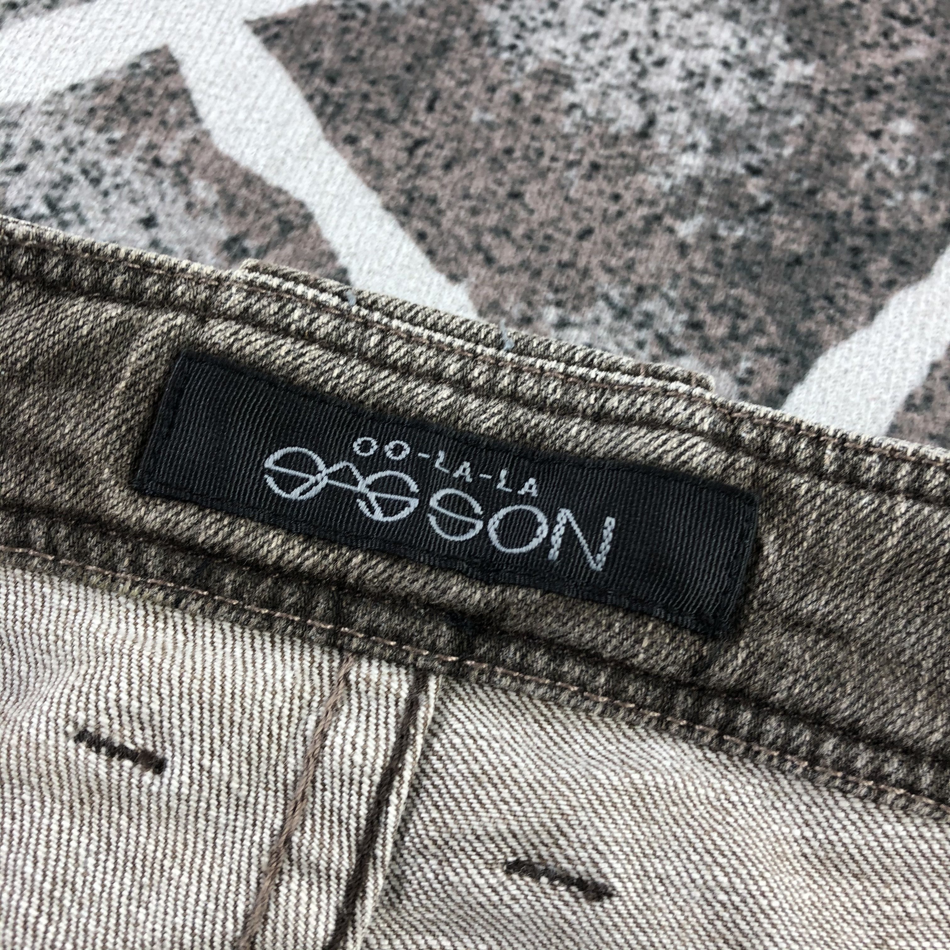 Japanese Brand Japanese Bush Pants Jeans Faded Brown Flare Denim KJ1324 Size US 27 - 7 Thumbnail