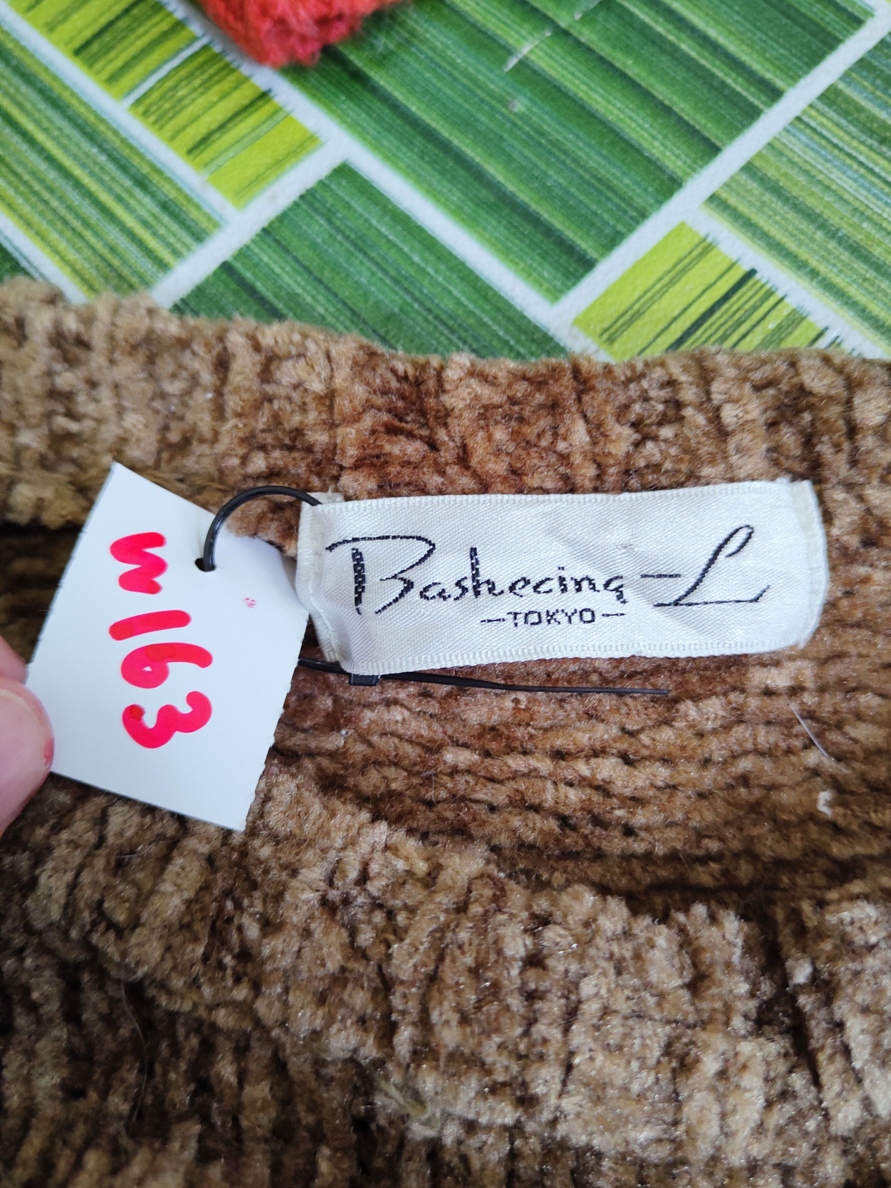 Japanese Brand Bashecina Olive art diamond Knitwear Sweatshirts #W163 Size US L / EU 52-54 / 3 - 13 Thumbnail