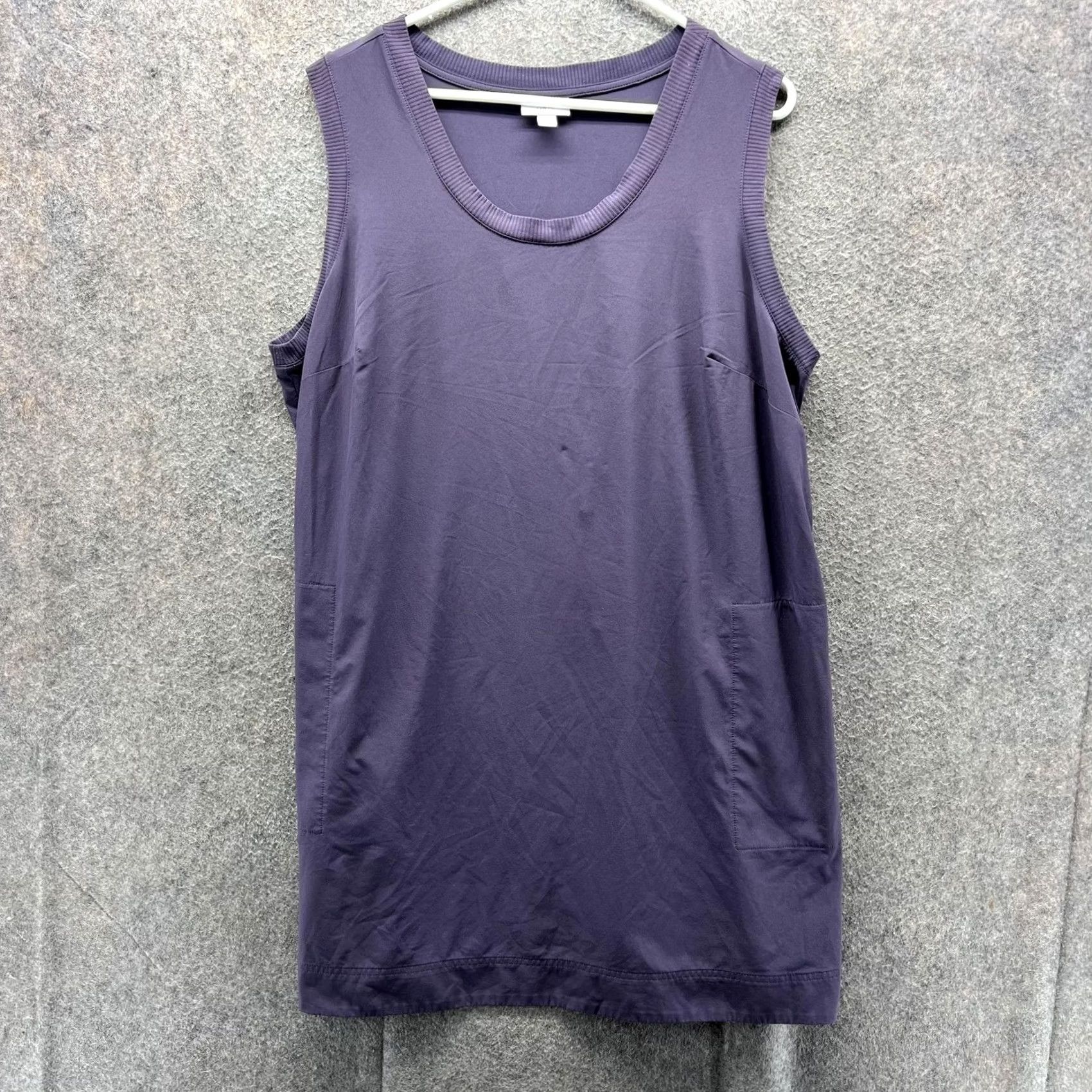 J. Jill J. Jill Tank Top Womens Petite XL Purple Pocket Tunic Sleeveless Scoop Neck Knit Tunic Vest? Size XL / US 12-14 / IT 48-50 - 2 Thumbnail
