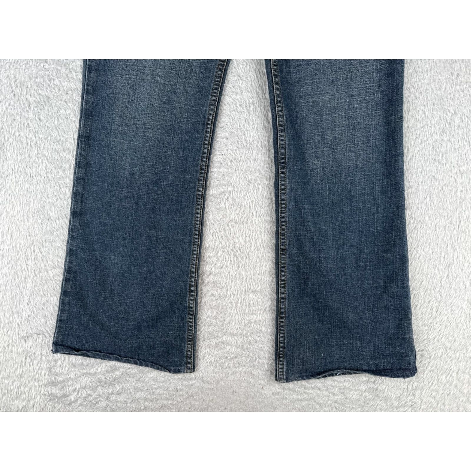 Jones New York Jones New York Sport Jeans Womens 6 Blue Denim Flared Cotton Blend Stretch 28x27 Size 28" / US 6 / IT 42 - 2 Thumbnail