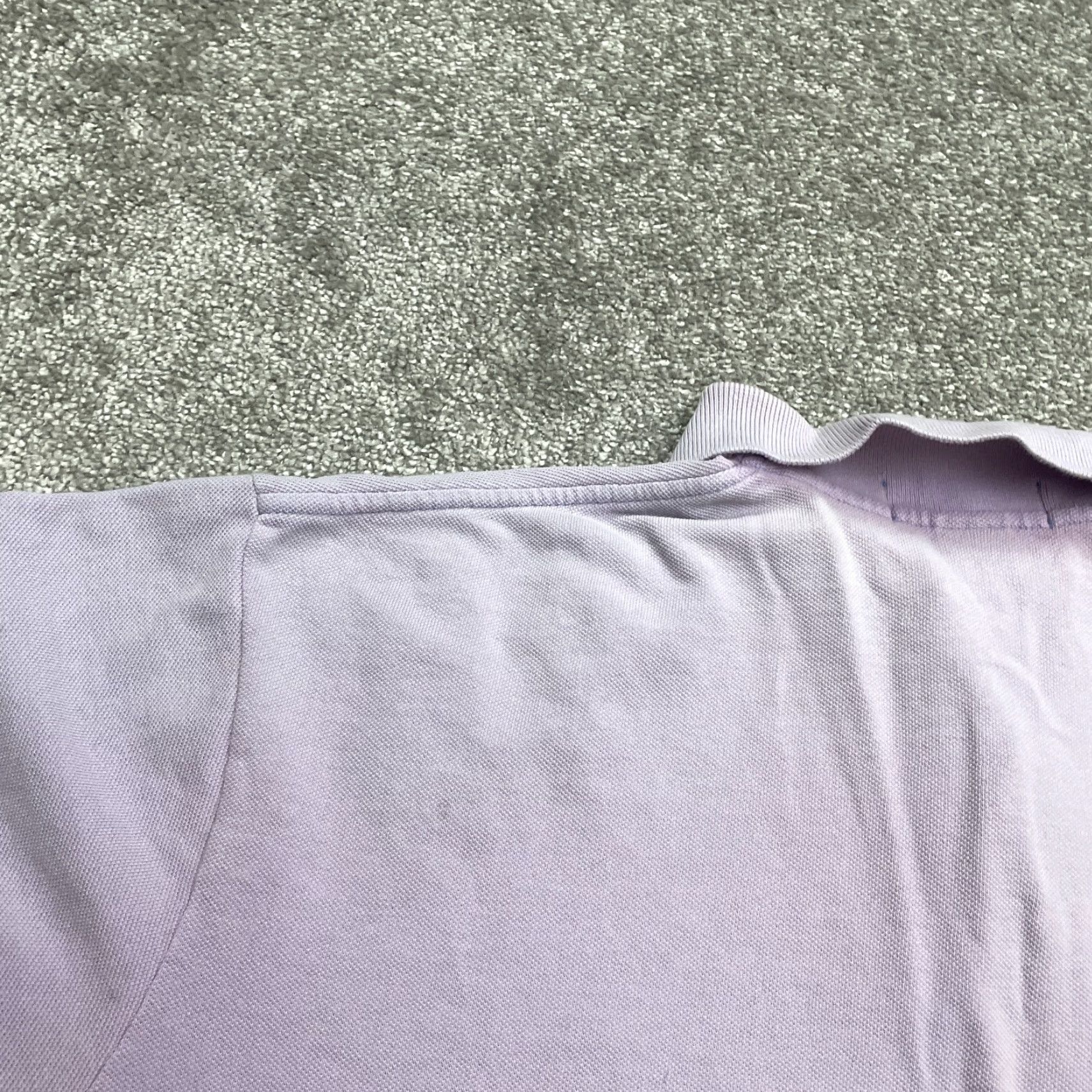 Ralph Lauren VINTAGE Ralph Lauren Polo Shirt Men XL Cotton Casual Preppy Lavender Purple Size US XL / EU 56 / 4 - 4 Thumbnail