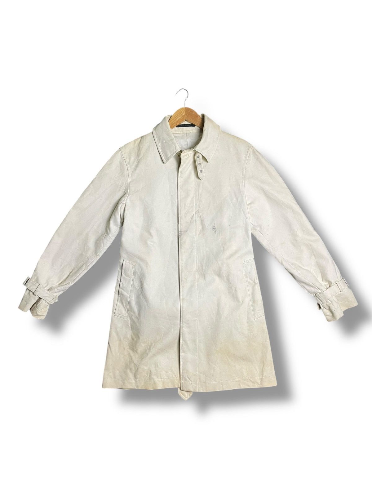 Tete Homme × Vintage Tete Homme Trench Coat (26) Size US L / EU 52-54 / 3 - 1 Thumbnail