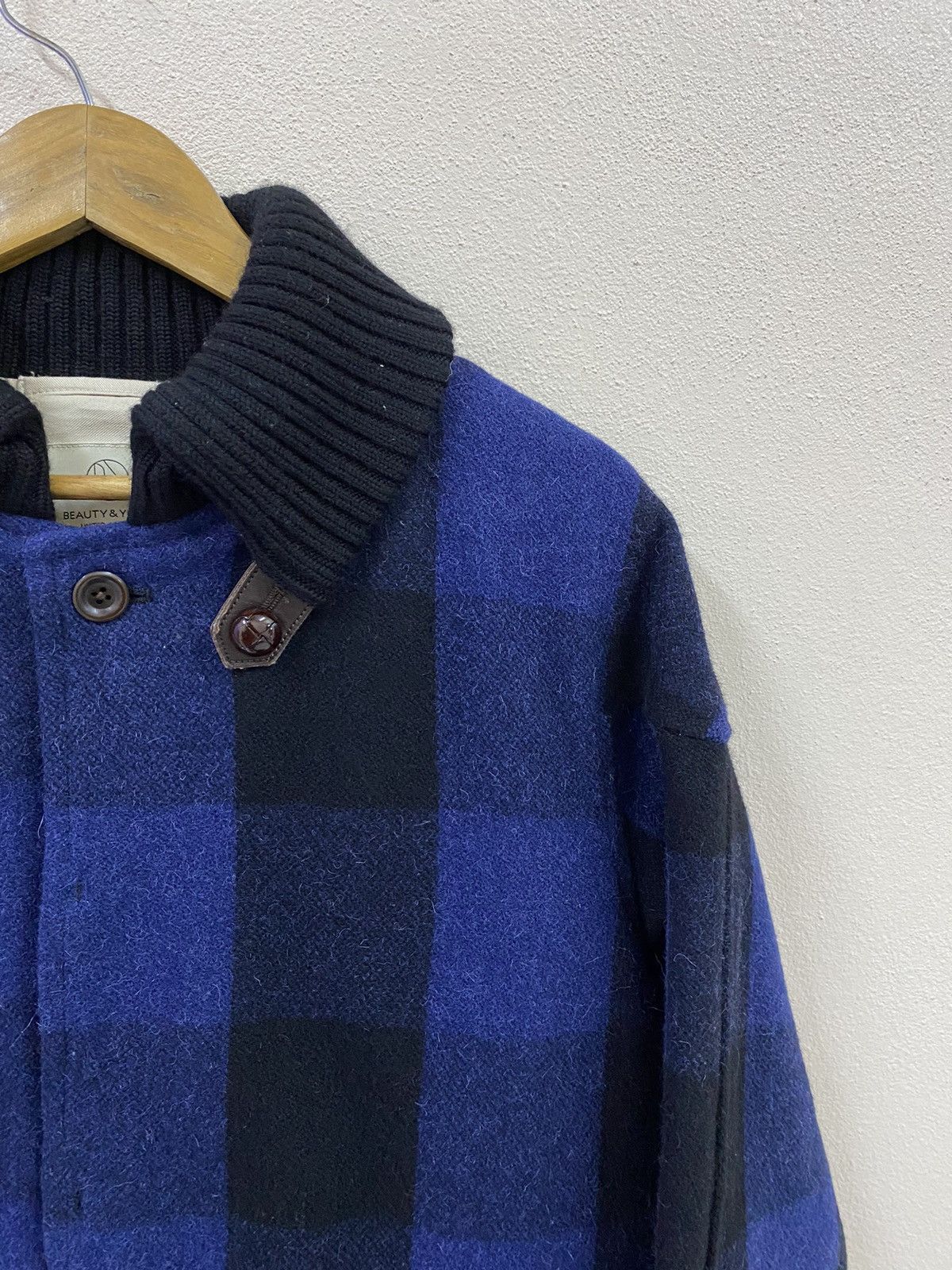 BEAUTY&YOUTH Beauty & Youth United Arrows Wool Plaid Jacket Size US L / EU 52-54 / 3 - 4 Thumbnail