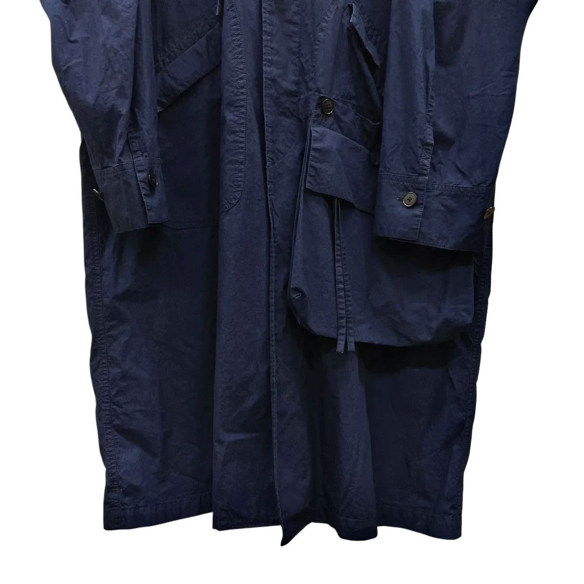 The Viridi-anne The Viridi-anne Cotton Linen Coat "Indigo" Size US L / EU 52-54 / 3 - 4 Thumbnail