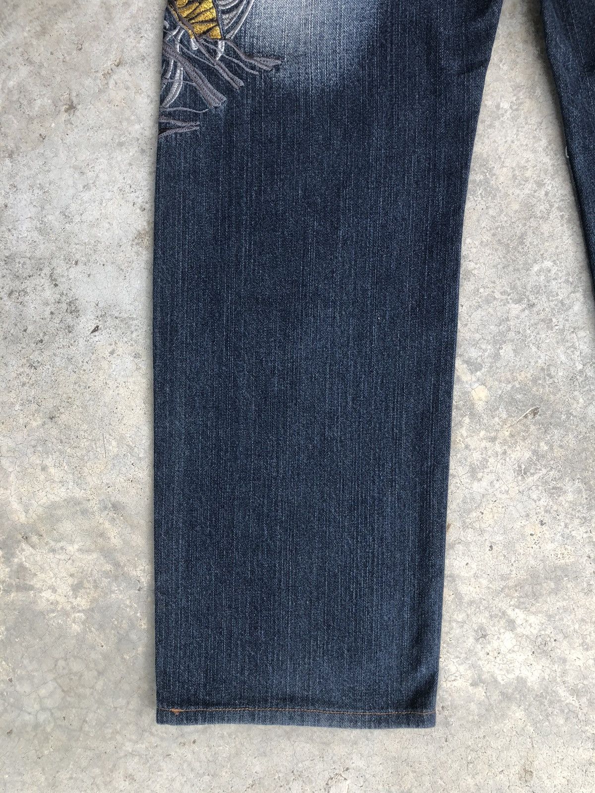 Japanese Brand Japanese Buden Tiger Embroidered Jeans Distressed Jeans Size US 31 - 11 Thumbnail