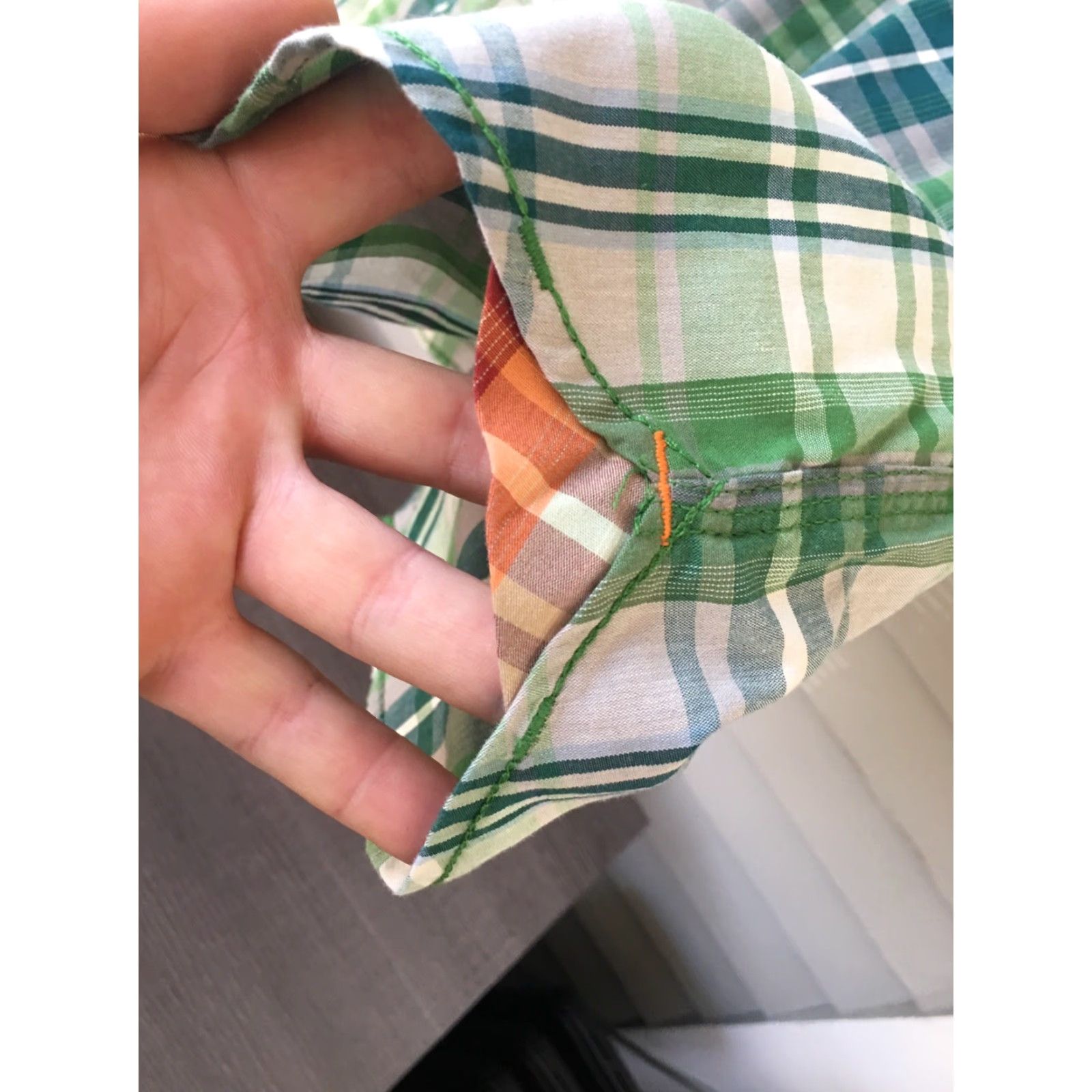 The North Face THE NORTH FACE SHIRT MENS LARGE L PLAID SHORT SLEEVE BUTTON-UP/ BUTTON FRONT MULTI-COLOR Cotton Blend Style: Button-Front Size US L / EU 52-54 / 3 - 6 Thumbnail