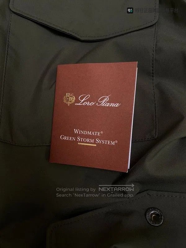 Loro Piana Loro Piana Men's Solid Stand Collar Zip Jacket. Size US M / EU 48-50 / 2 - 5 Thumbnail
