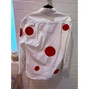 Iuter NWT IUTER Red Circle shirt Men's X Small Biker Italian‎ Size US XS / EU 42 / 0 - 8 Thumbnail