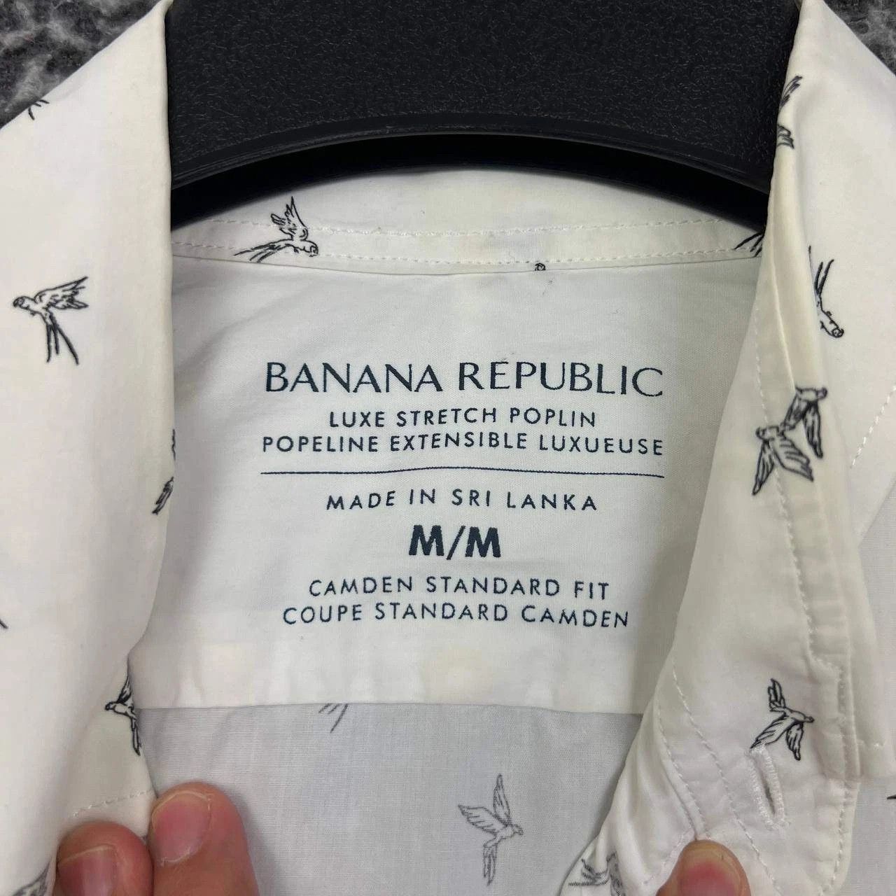 Banana Republic Banana Republic Luxe Stretch Poplin Button Down Cotton M Size US M / EU 48-50 / 2 - 7 Thumbnail